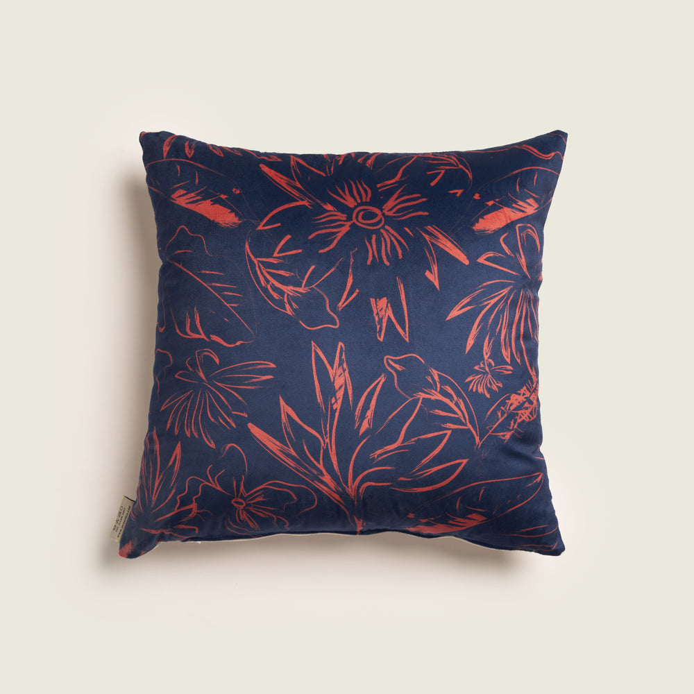 Flowers - Velvet Cushion 0