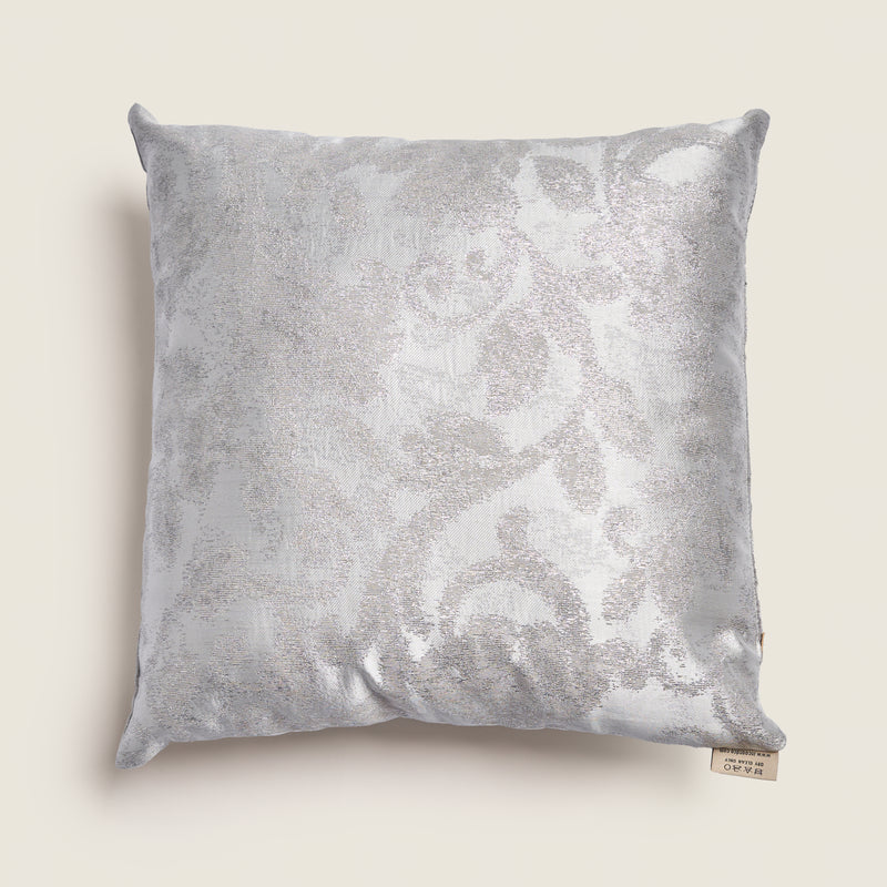 Flamingo Silver Sheer - Fabric Cushion 0