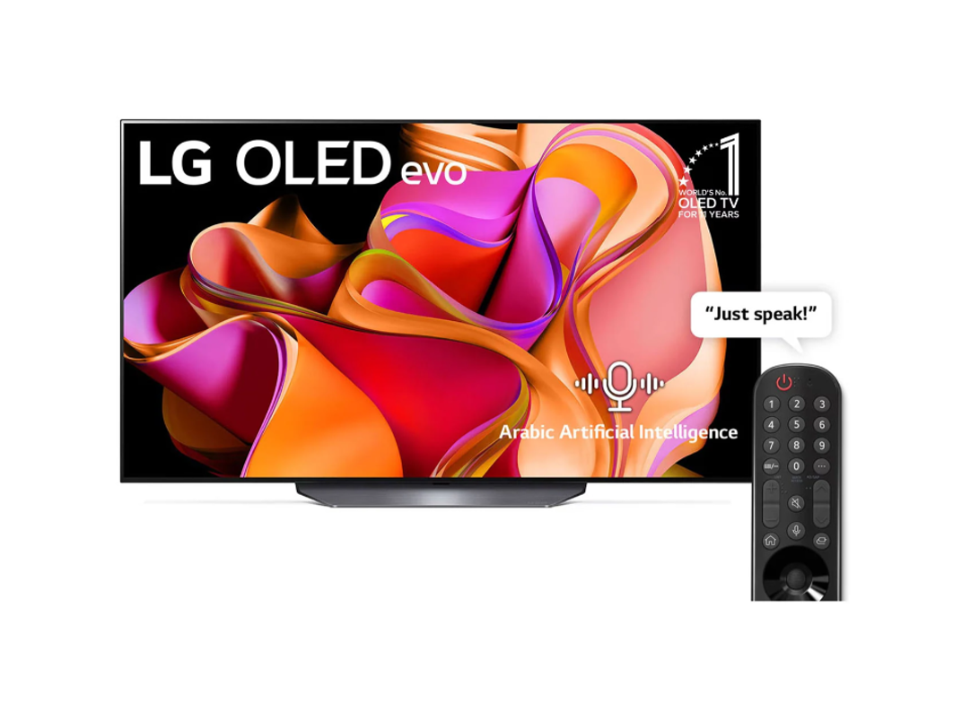 LG 55 Inch 4K UHD Smart OLED evo TV with Built In Receiver - OLED55CS3VA 0