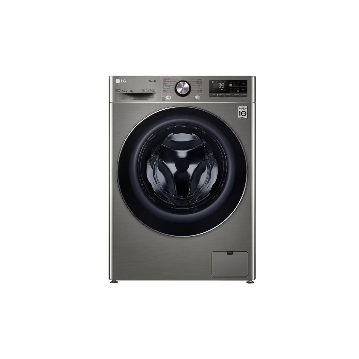 LG Vivace Front Load Full Automatic Washing Machine, 11 kg, Grey - F4Y9EWG2PV 0