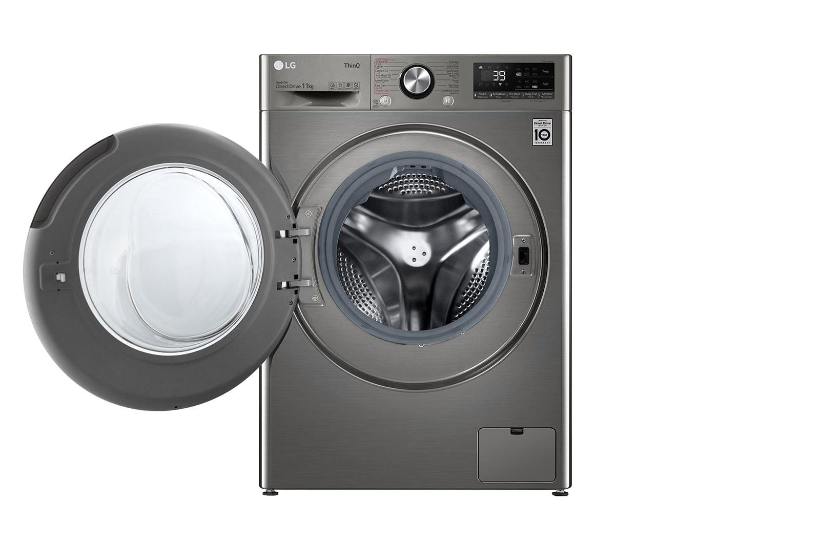 LG Vivace Front Load Full Automatic Washing Machine, 11 kg, Grey - F4Y9EWG2PV 1