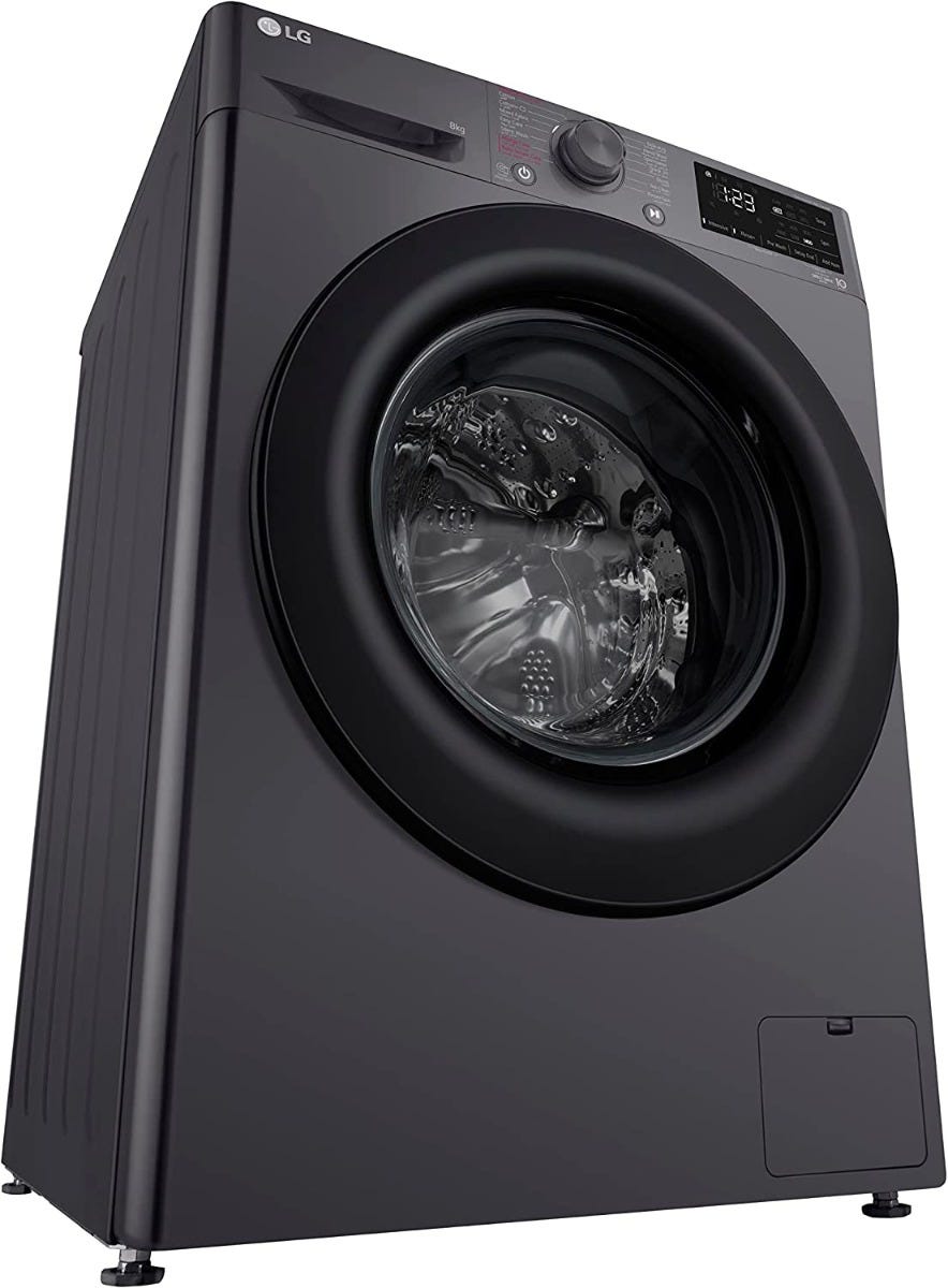 LG Vivace Digital Front Load Full Automatic Washing Machine with AI DD Technology, 8 Kg, Black - F4R3TYG6J 2