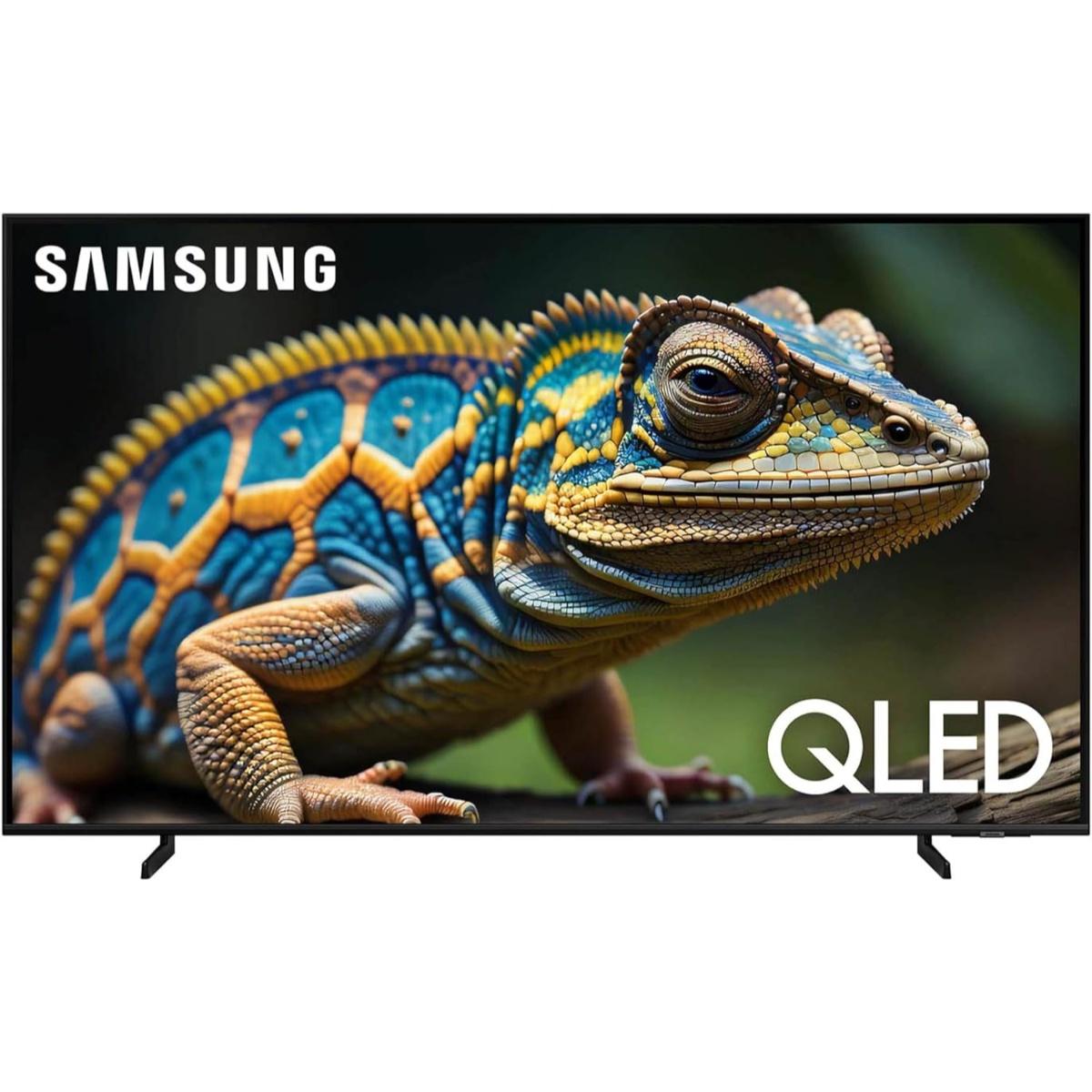 شاشة تلفزيون سمارت سامسونج 55 بوصه QLED، بدقة 4K UHD، بريسيفر داخلي - QA55Q60D 0