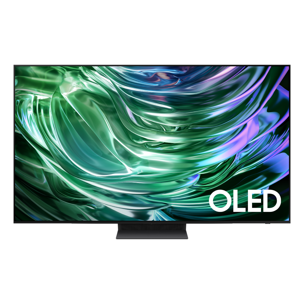 شاشة تلفزيون سمارت سامسونج 55 بوصه OLED، بدقة 4K UHD، بريسيفر داخلي - QA55S90D 0