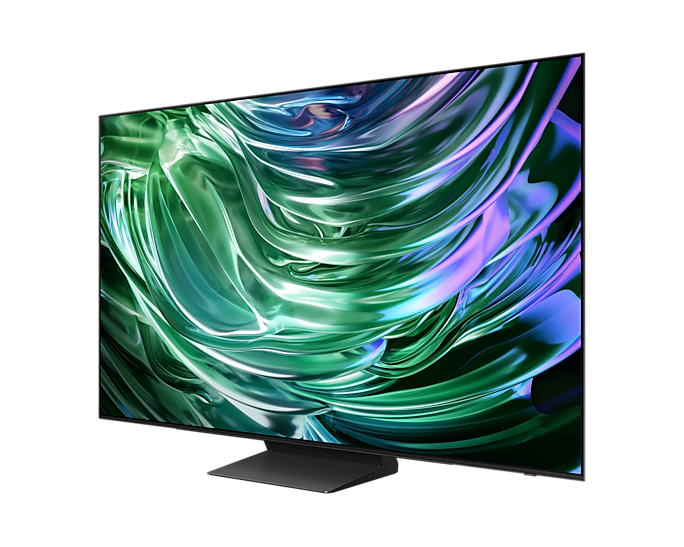 شاشة تلفزيون سمارت سامسونج 55 بوصه OLED، بدقة 4K UHD، بريسيفر داخلي - QA55S90D 1