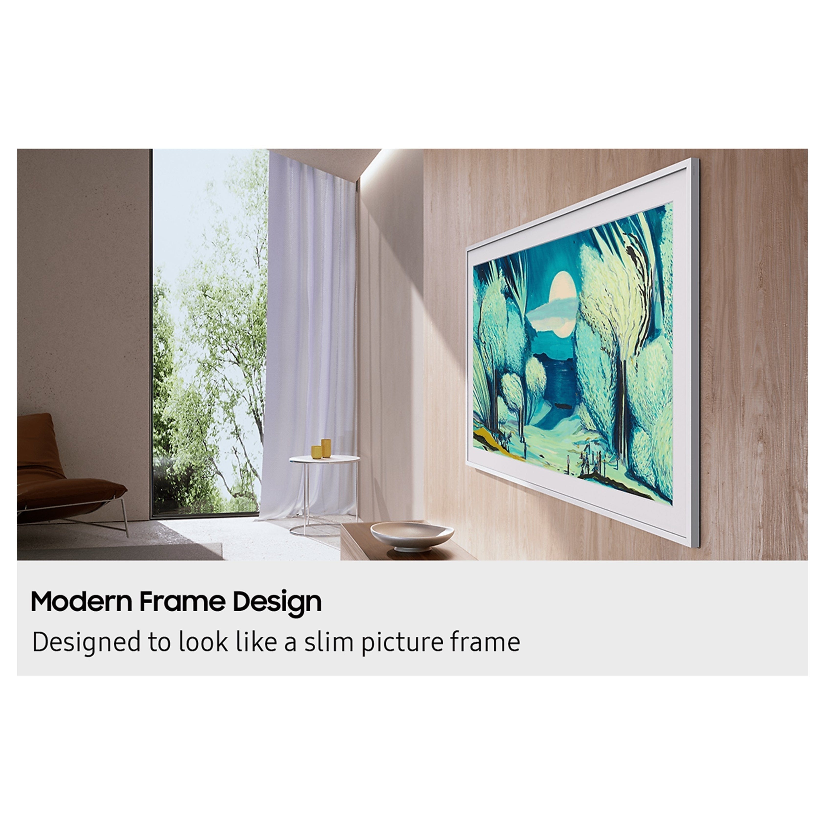 شاشة تلفزيون سمارت سامسونج The Frame Pro مقاس75 بوصه LED، بدقة 4K UHD، بريسيفر داخلي - QA75LS03F 2