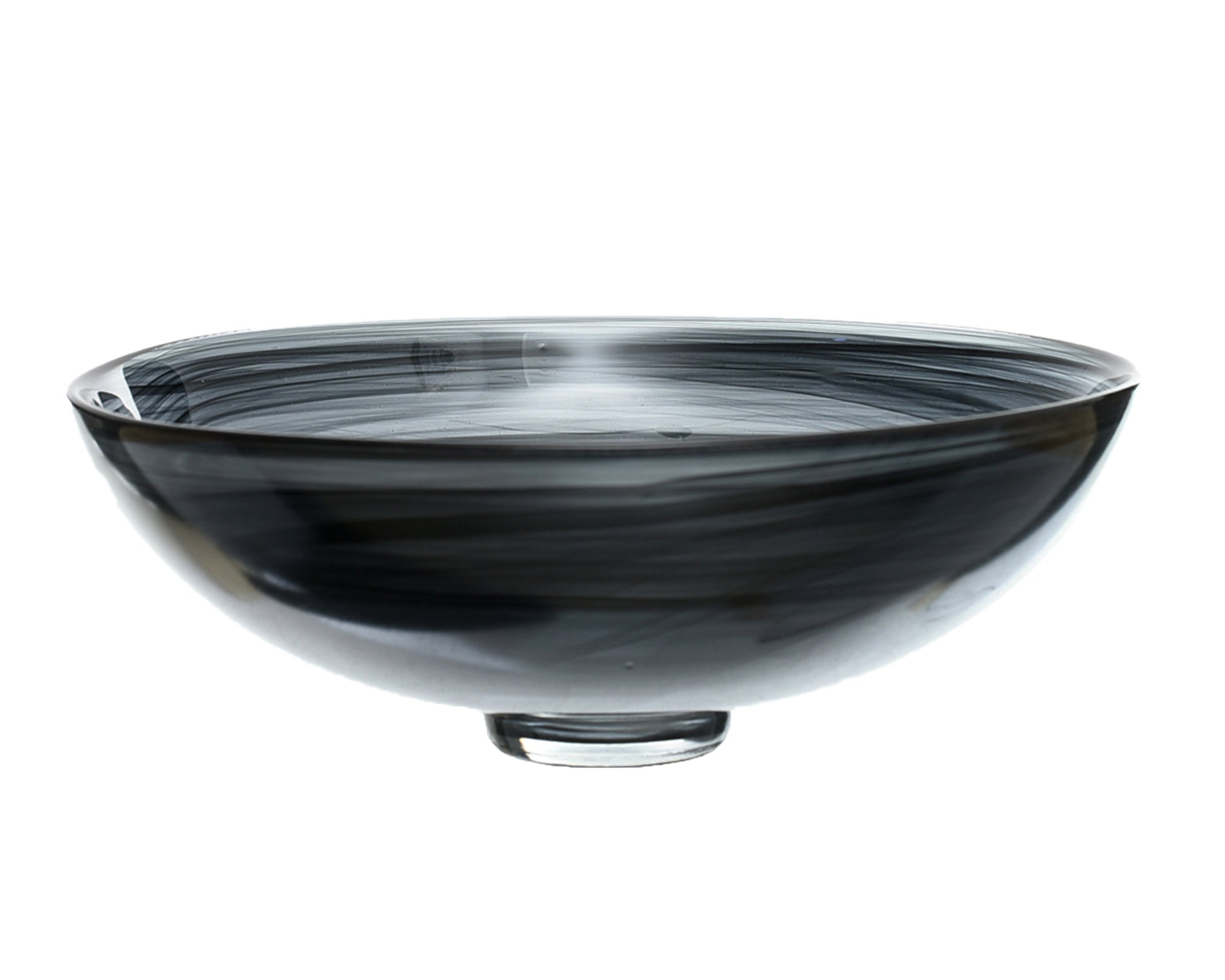 ArdaCam Milas Serving Bowl – Black Alabaster image