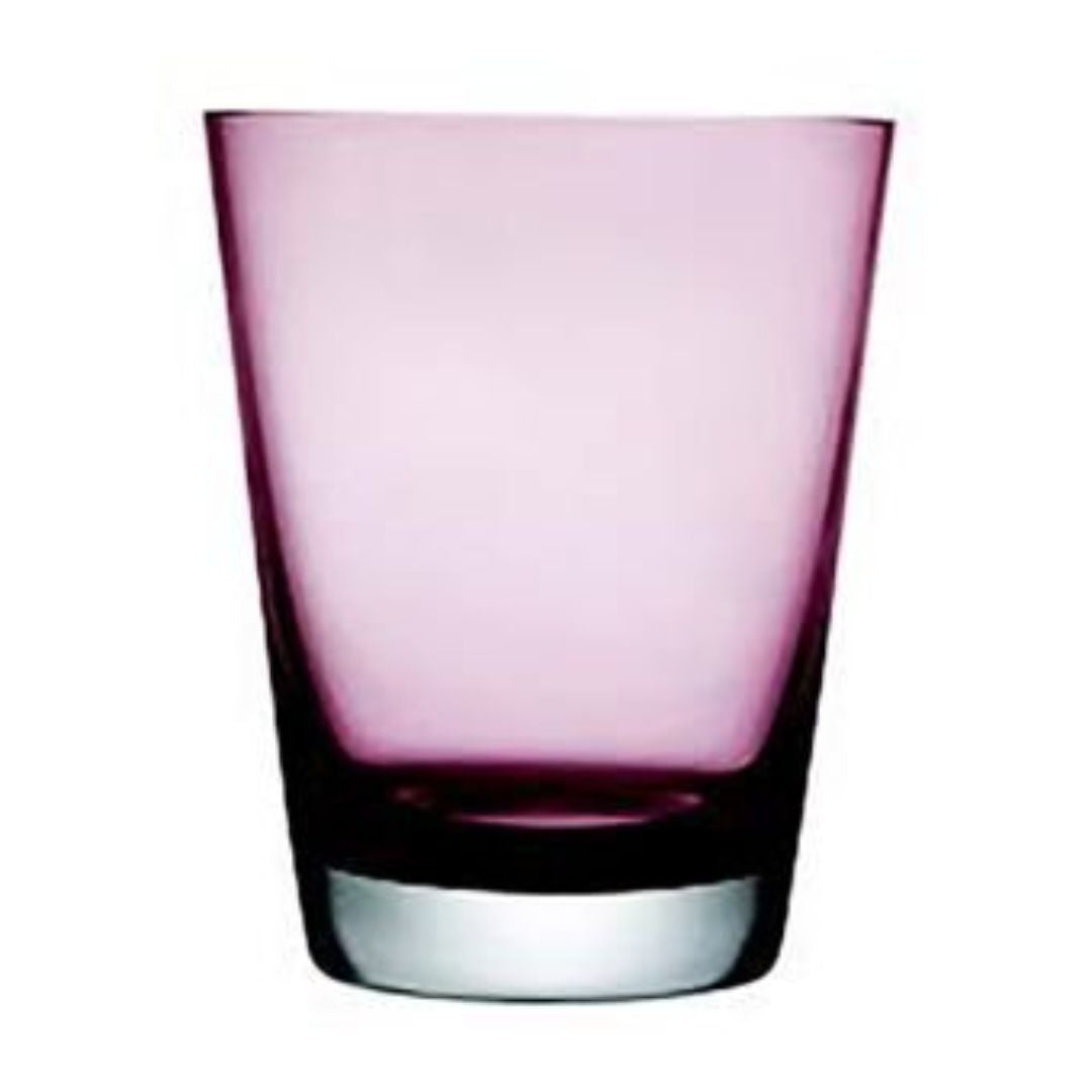 Nude Colored V Old Fashioned Glass – Burgundy 0