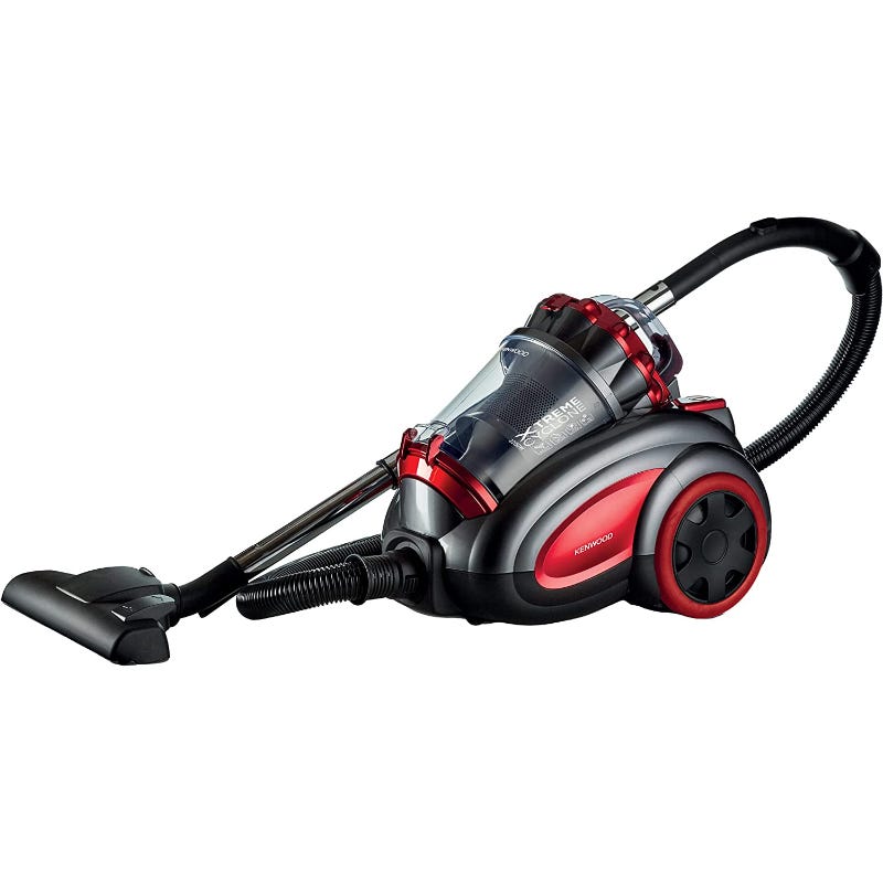 Kenwood Bagless Carpet Vacuum Cleaner, 2200 Watt, Red Grey - VBP80.000RG 0