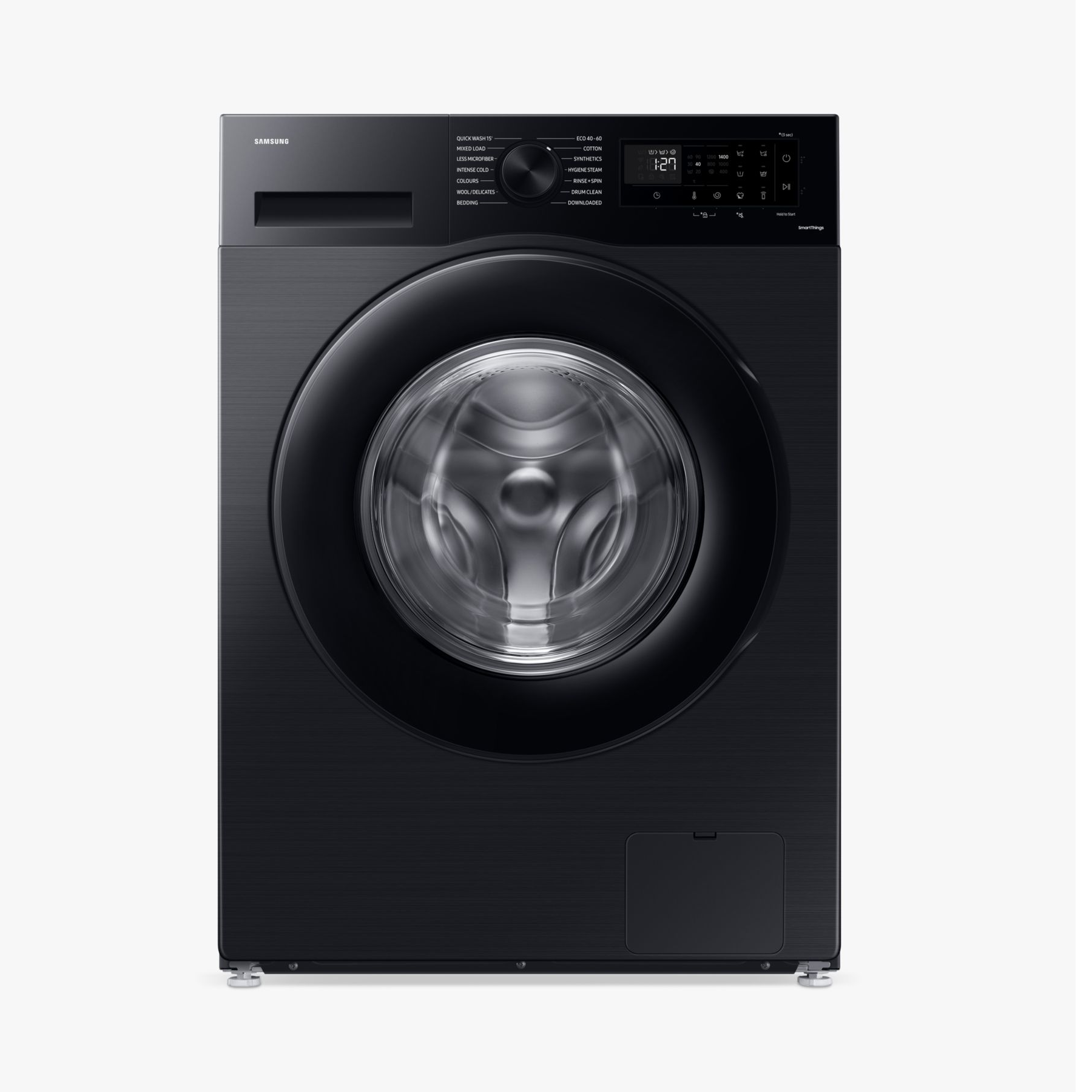Samsung  Front Load Full Automatic Washing Machine With Inverter Technology, 8 kg, Black - WW80CGC0EDAB 0