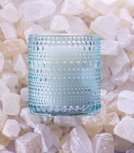 Tuberose Scented Candle Cup Blue 1