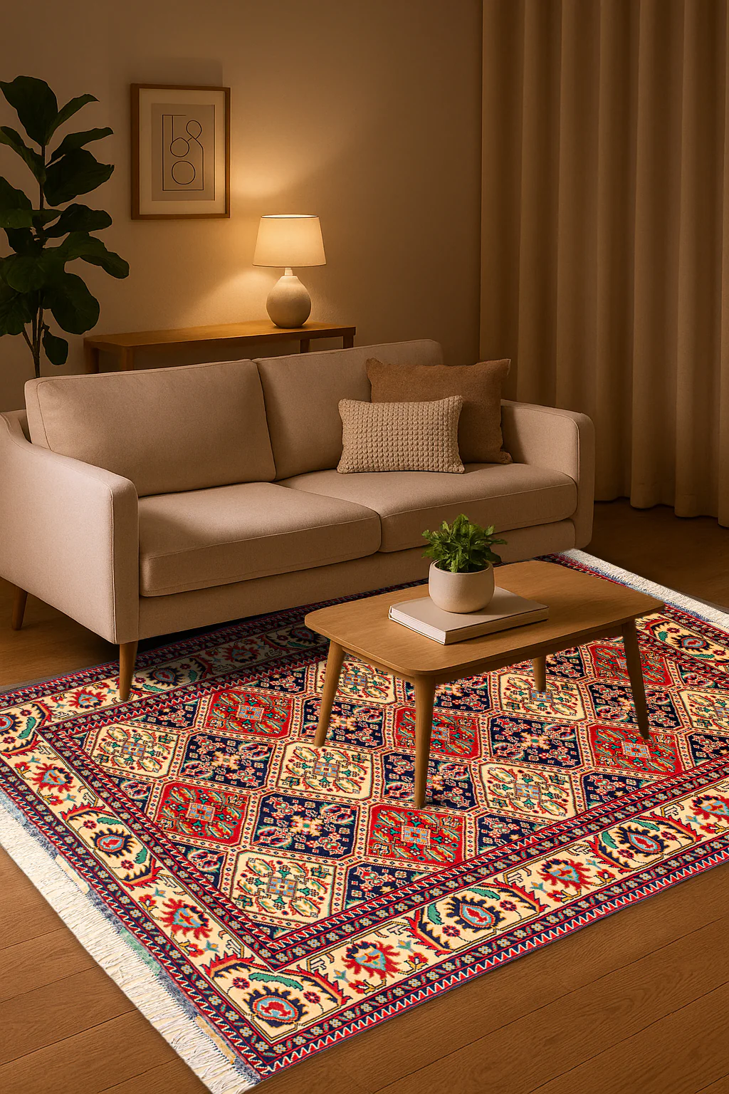 Afghani Qashqai Handmade Rug 1