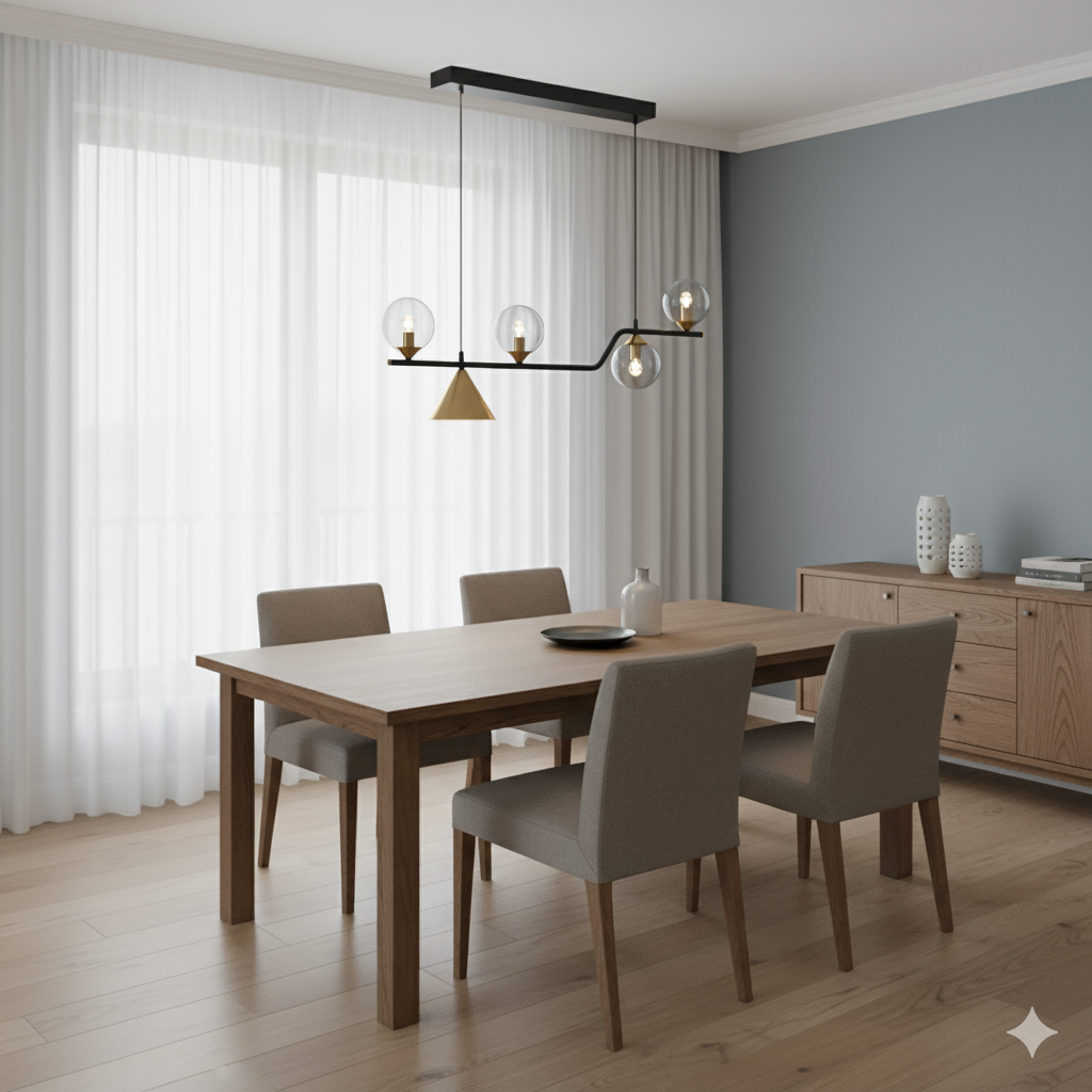 Ceiling Lamp Black And Gold - YL759 1