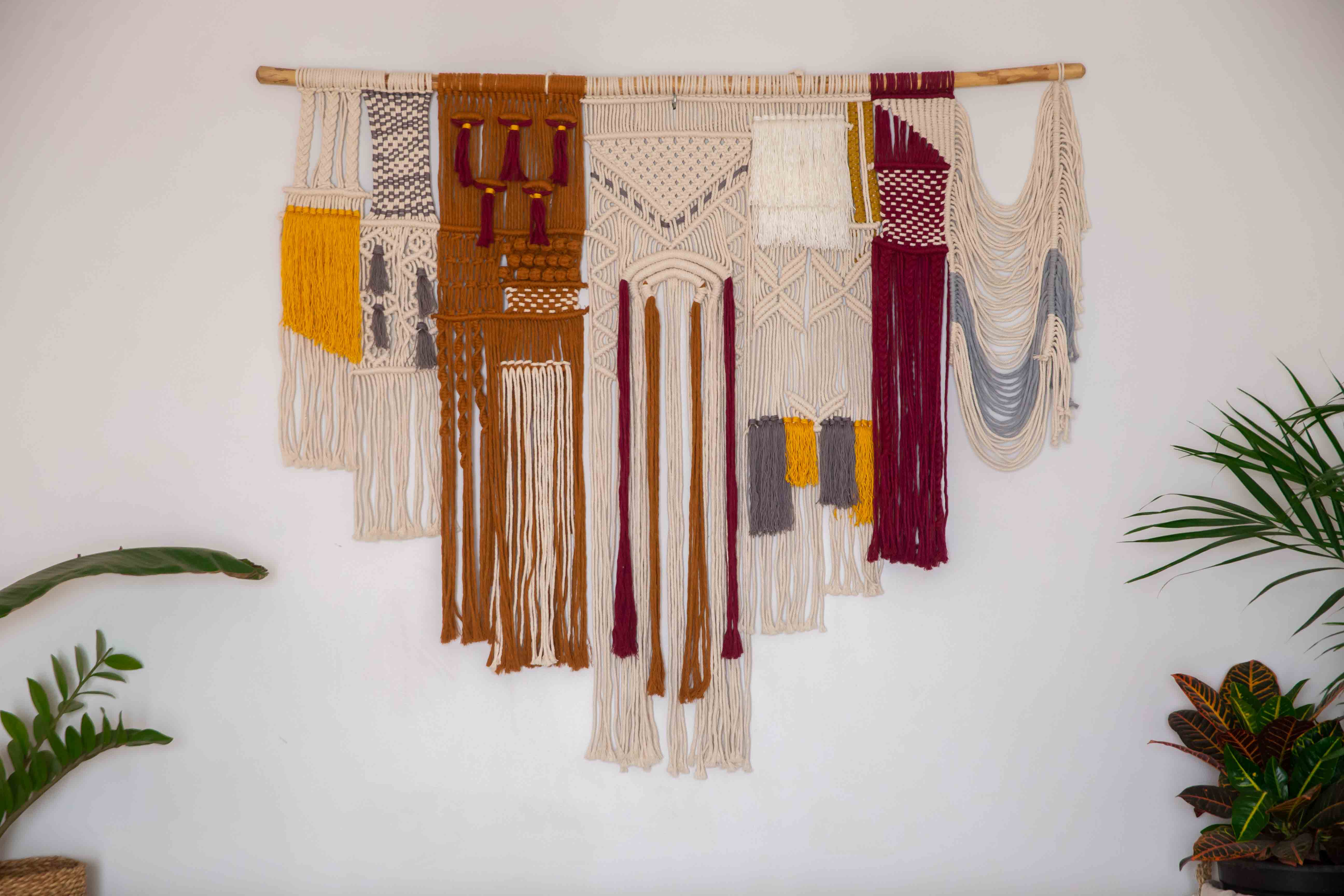 Woven Colorful Wall Hanging 0