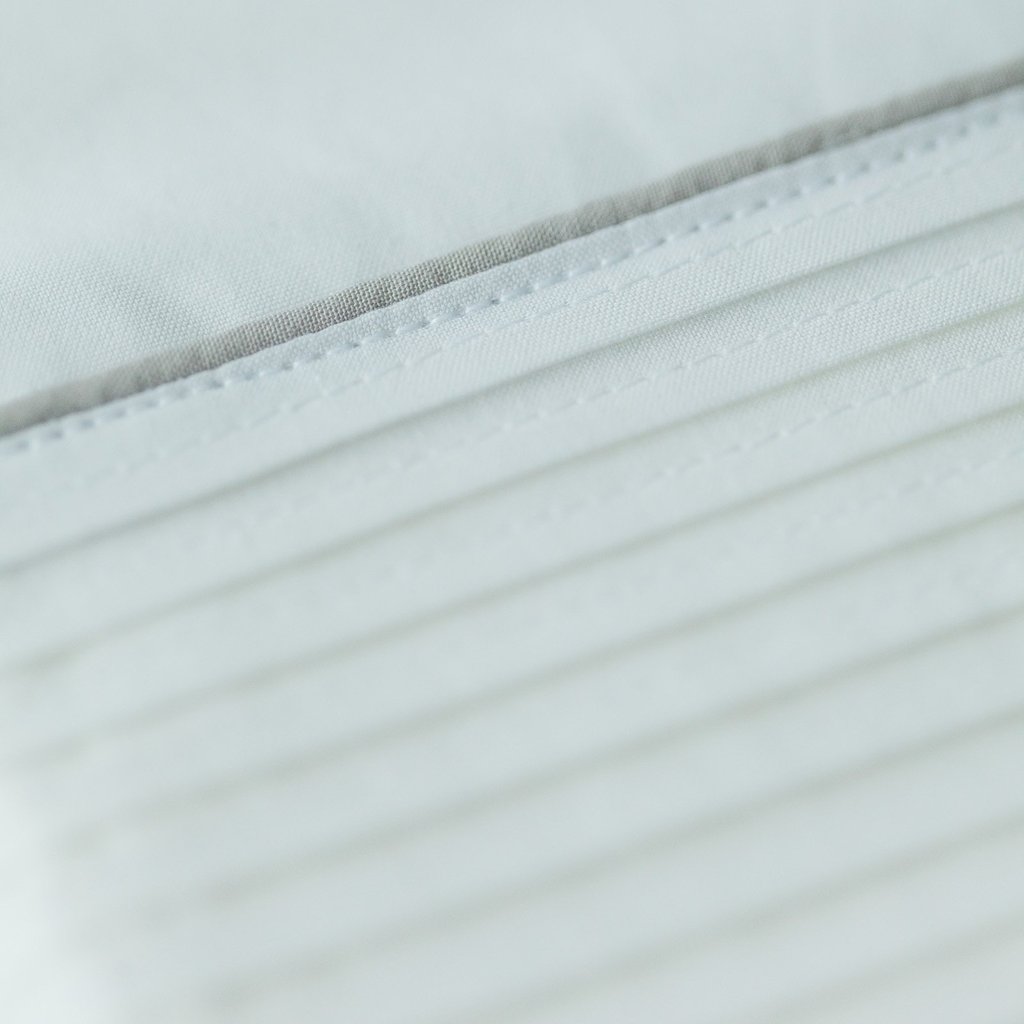 Plisse King Sheet - Grey 0