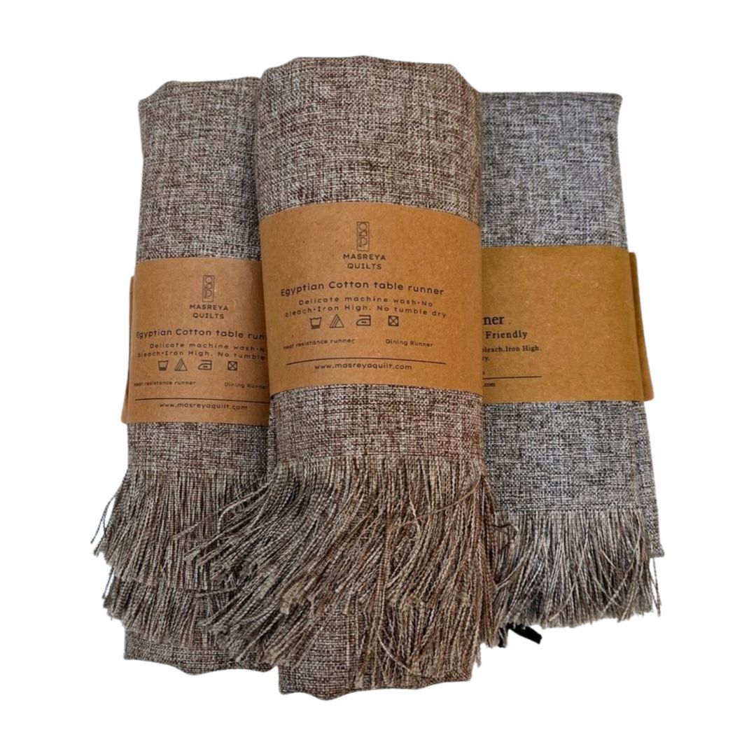 Cottage Fringe Tassles table runner  0