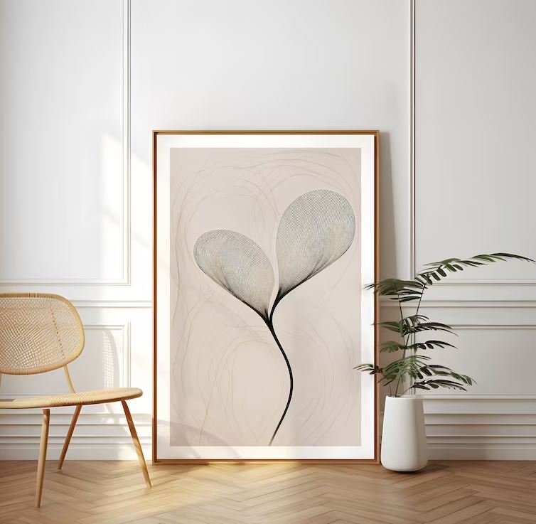 Monochrome Wabi Sabi Print 1