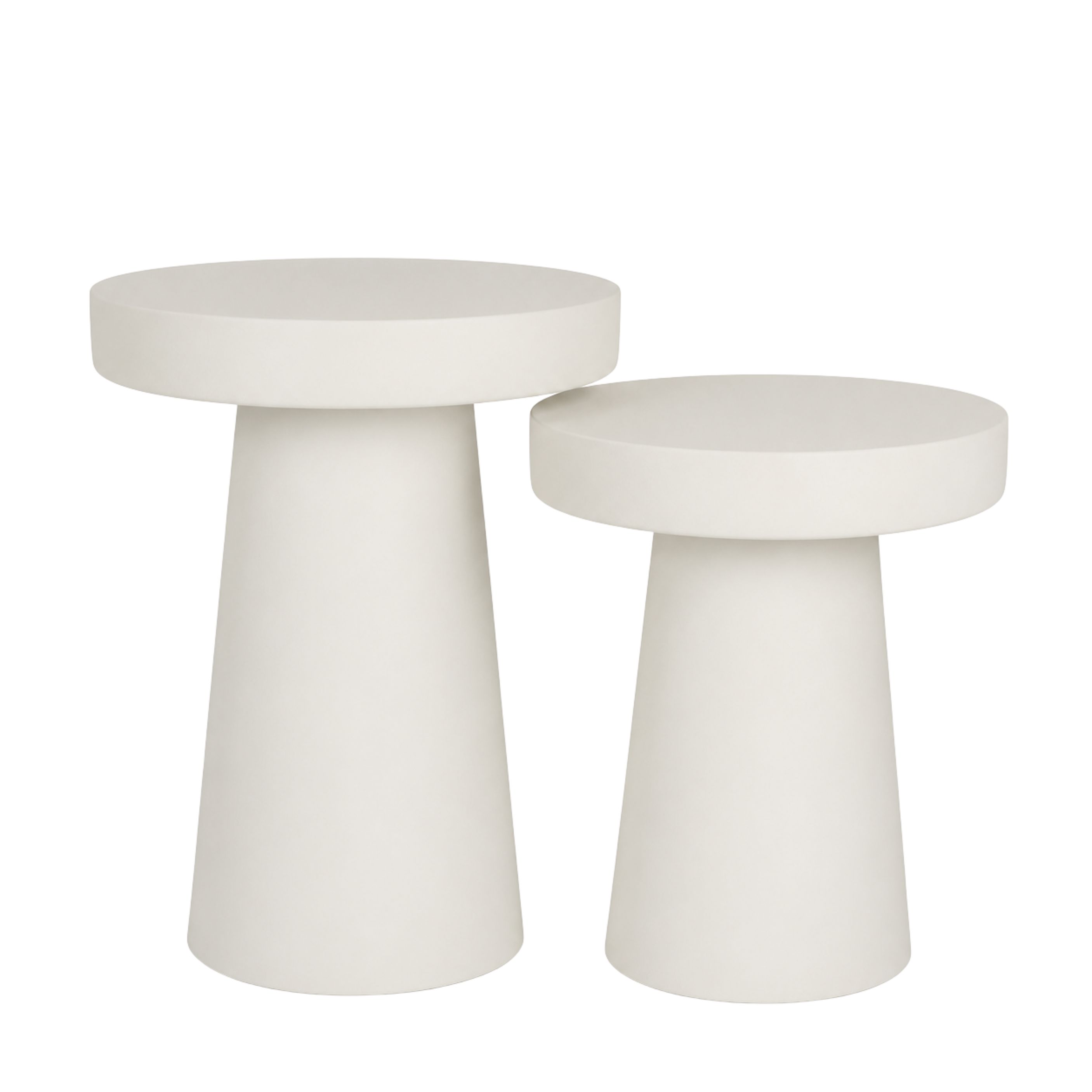 Obelis Fiberglass Side Table Set