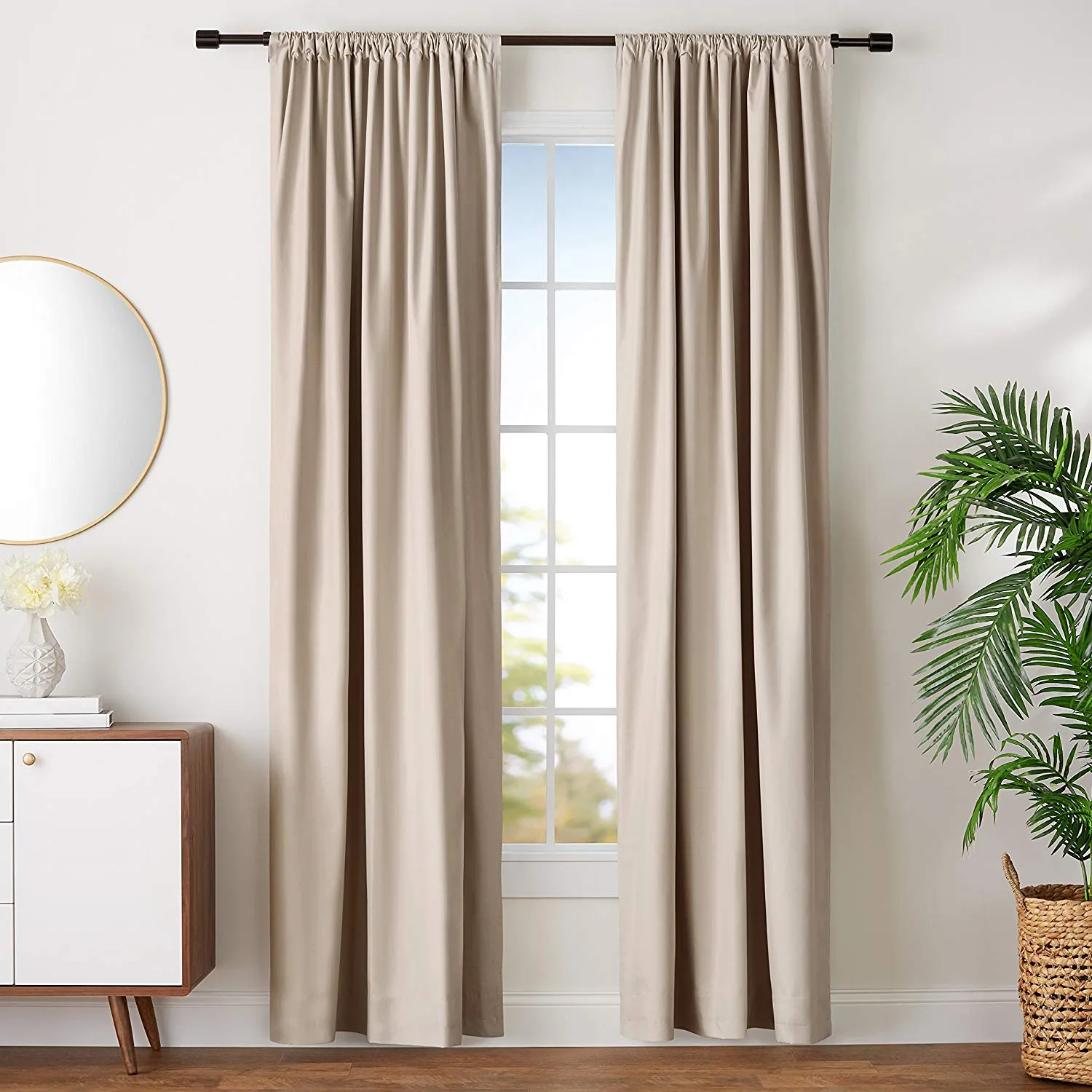 Cartela Thermal Insulated Blackout Room Darkening  - 1 Panel 1