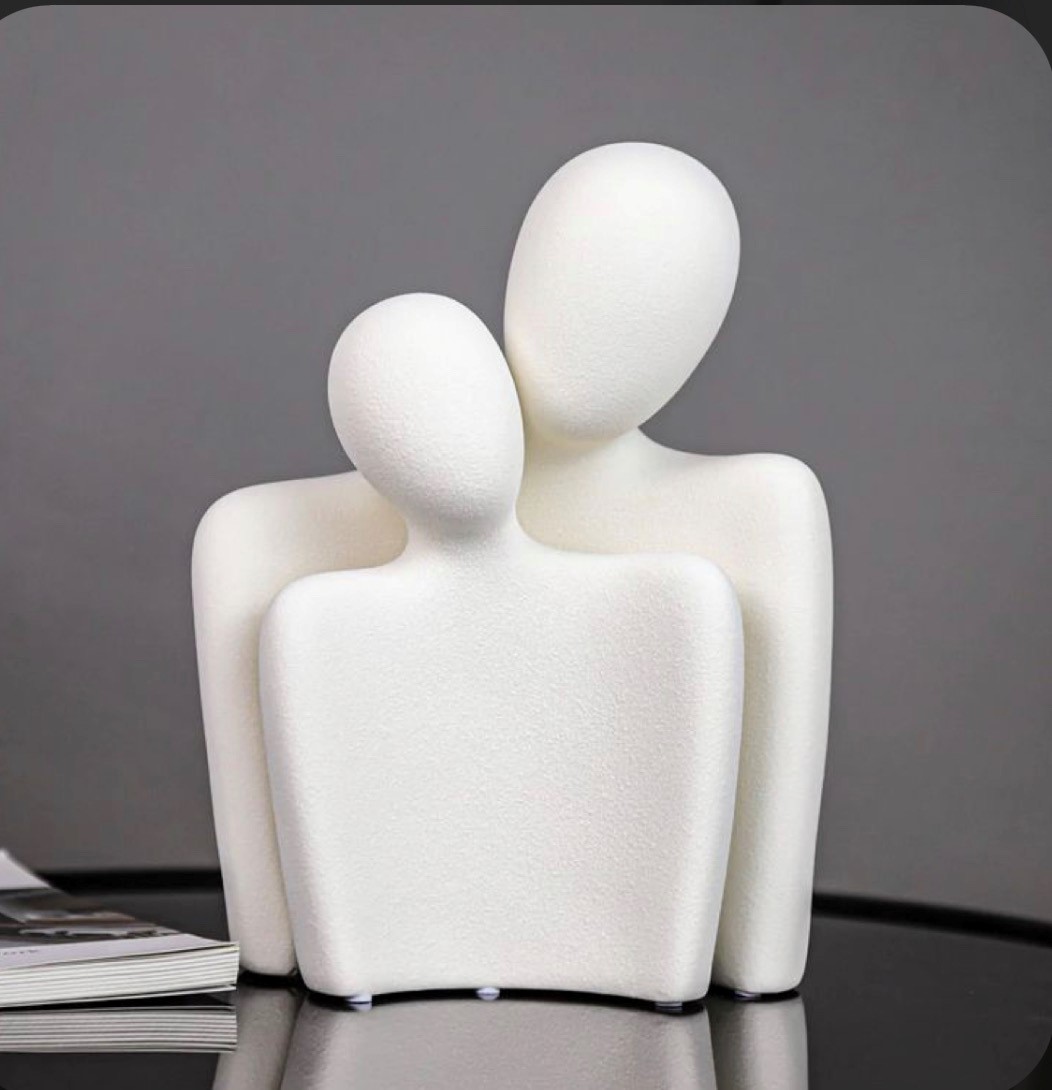He & She Pottery Vases White 0