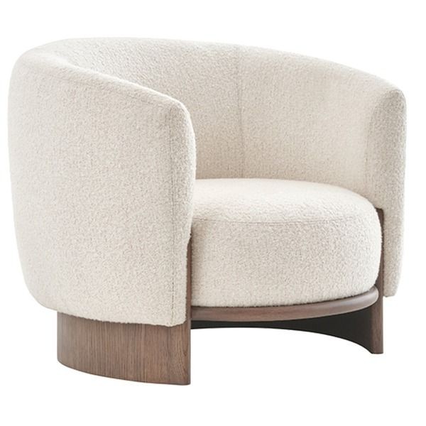 Cerrito Armchair In Red Beech Wood & Upholstered Body 0