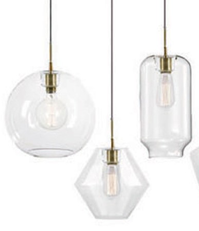 Clear Glass Pendants Lighting 0