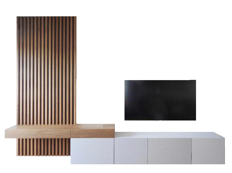 Louvres Floating TV Unit 0