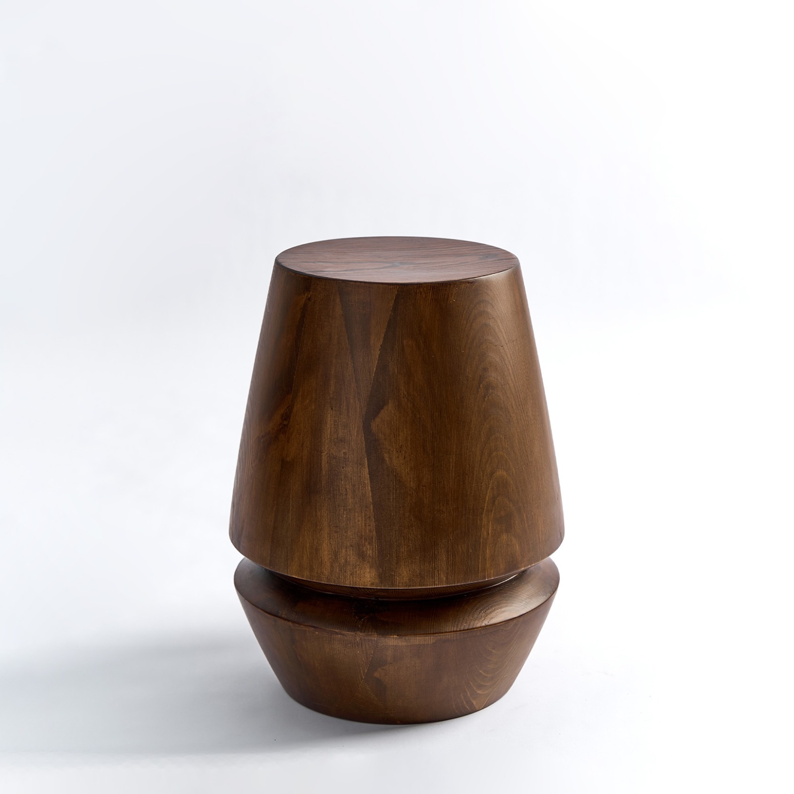 Short Hammer - Wooden Side Table - Beech Pine Wood 0