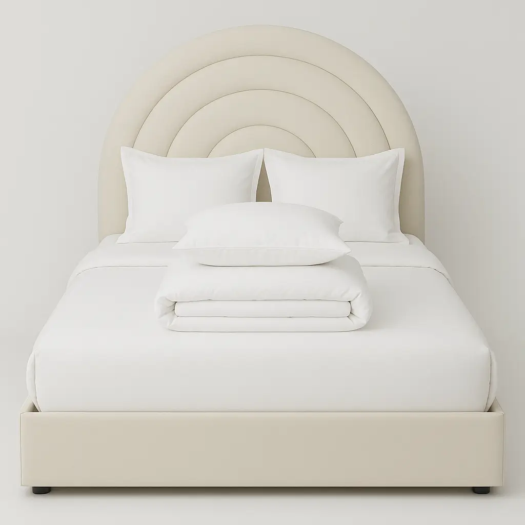 King Size Bedding Set with Duvet & Pillows - All-in-One Sleep Bundle 0