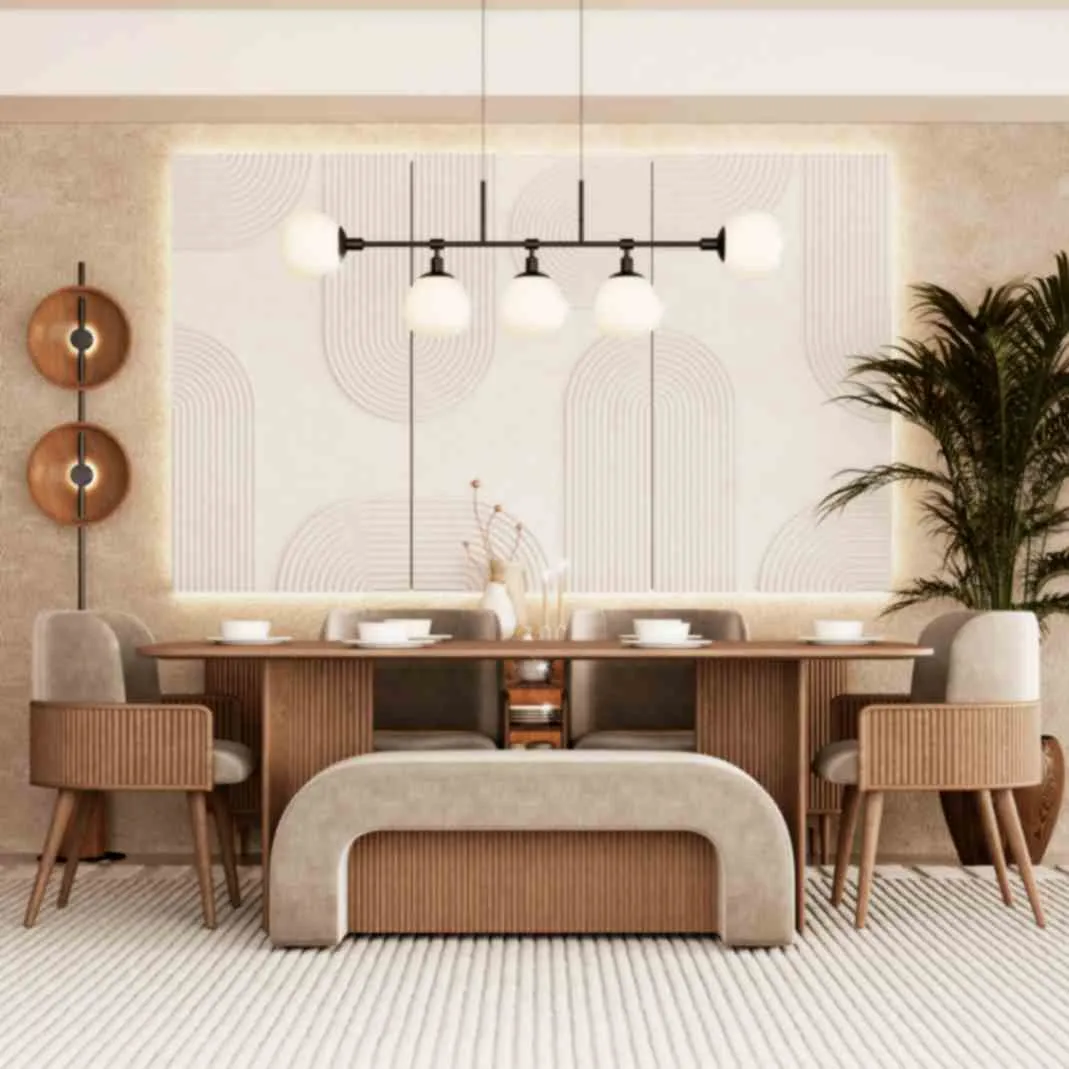 Fern Natural Wood Dining Table 3