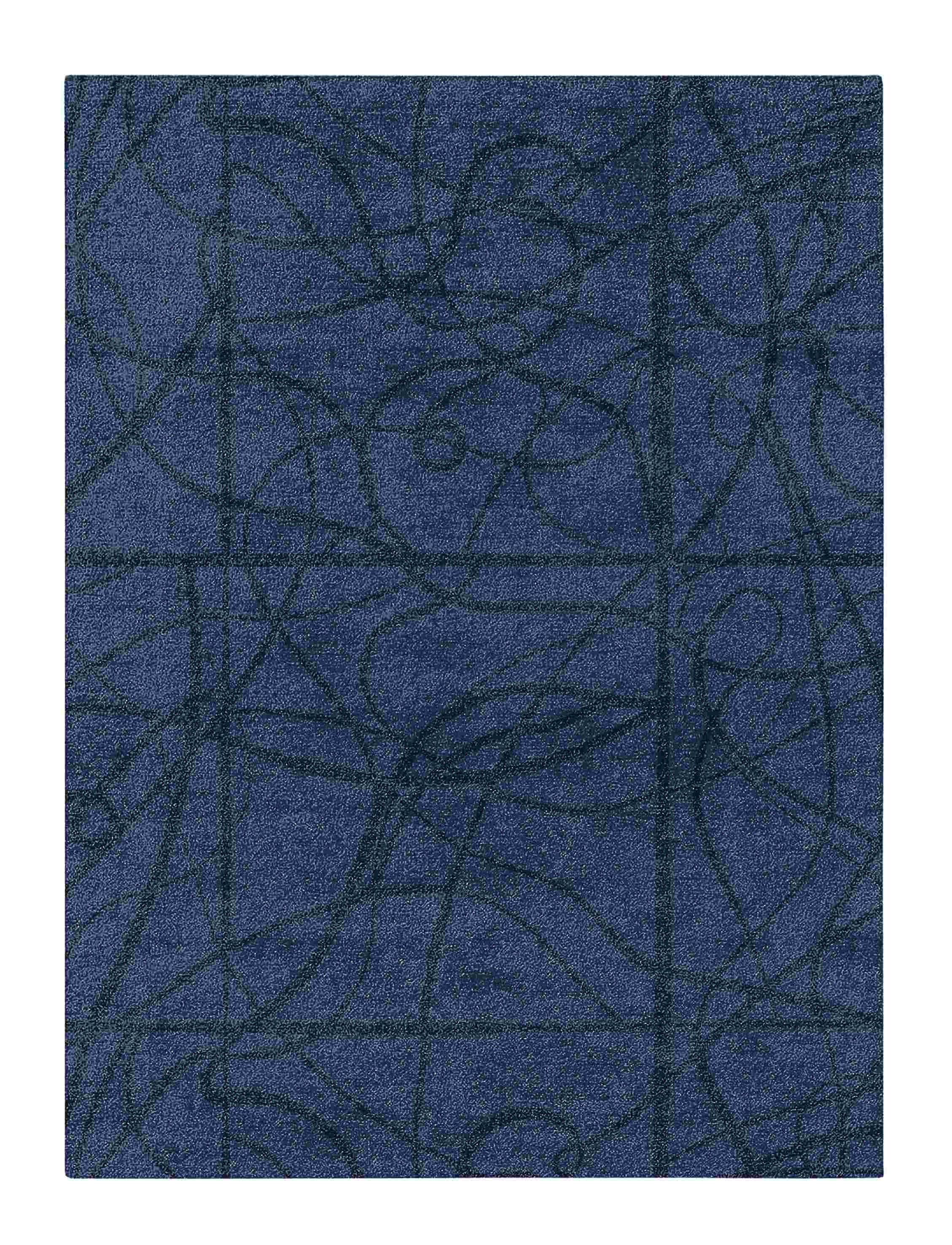 Groove Rug - A Hand-Painted Appearance in Wool & Viscose 6