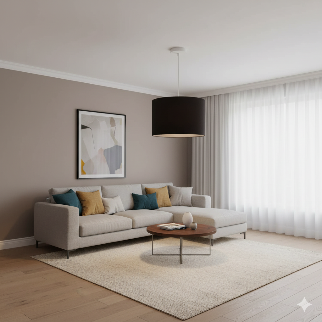 Ellen Modern Ceiling Lamp Black - YLM033 1