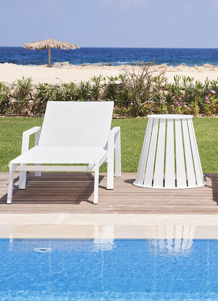 Tarboosh Side Table Set From Palms Ribs With Round Top 1