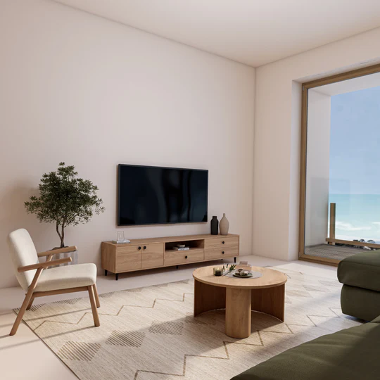 Lugo chair With Wooden Frame - Upholstered Seat & Back 1