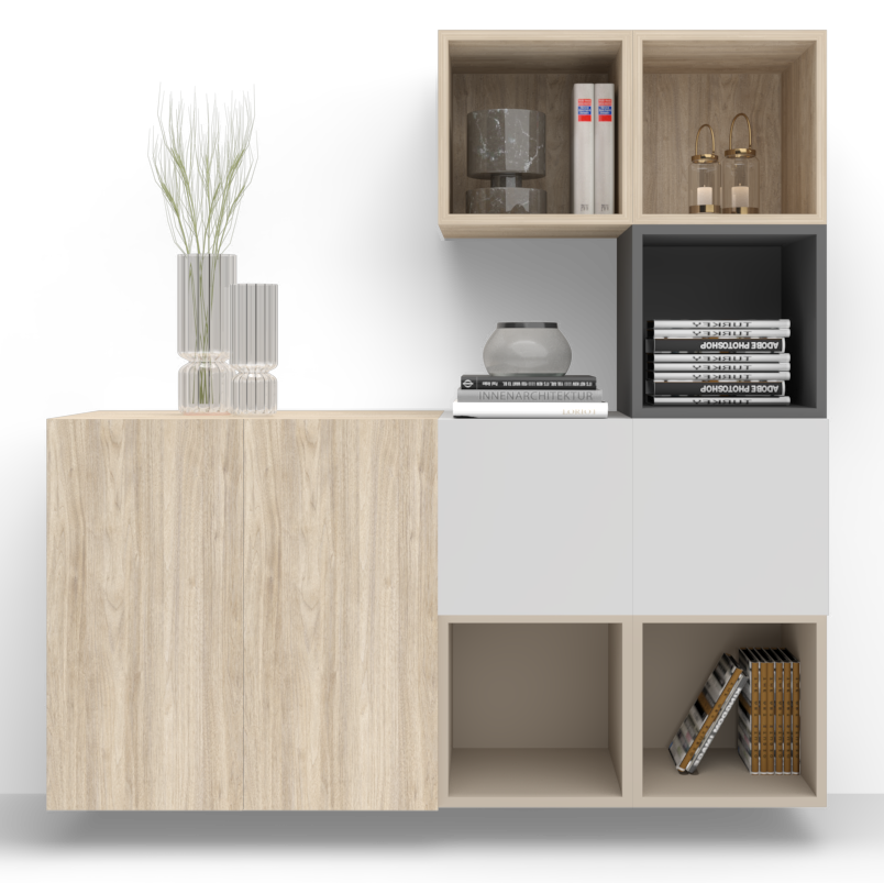 Cube wall unit 1