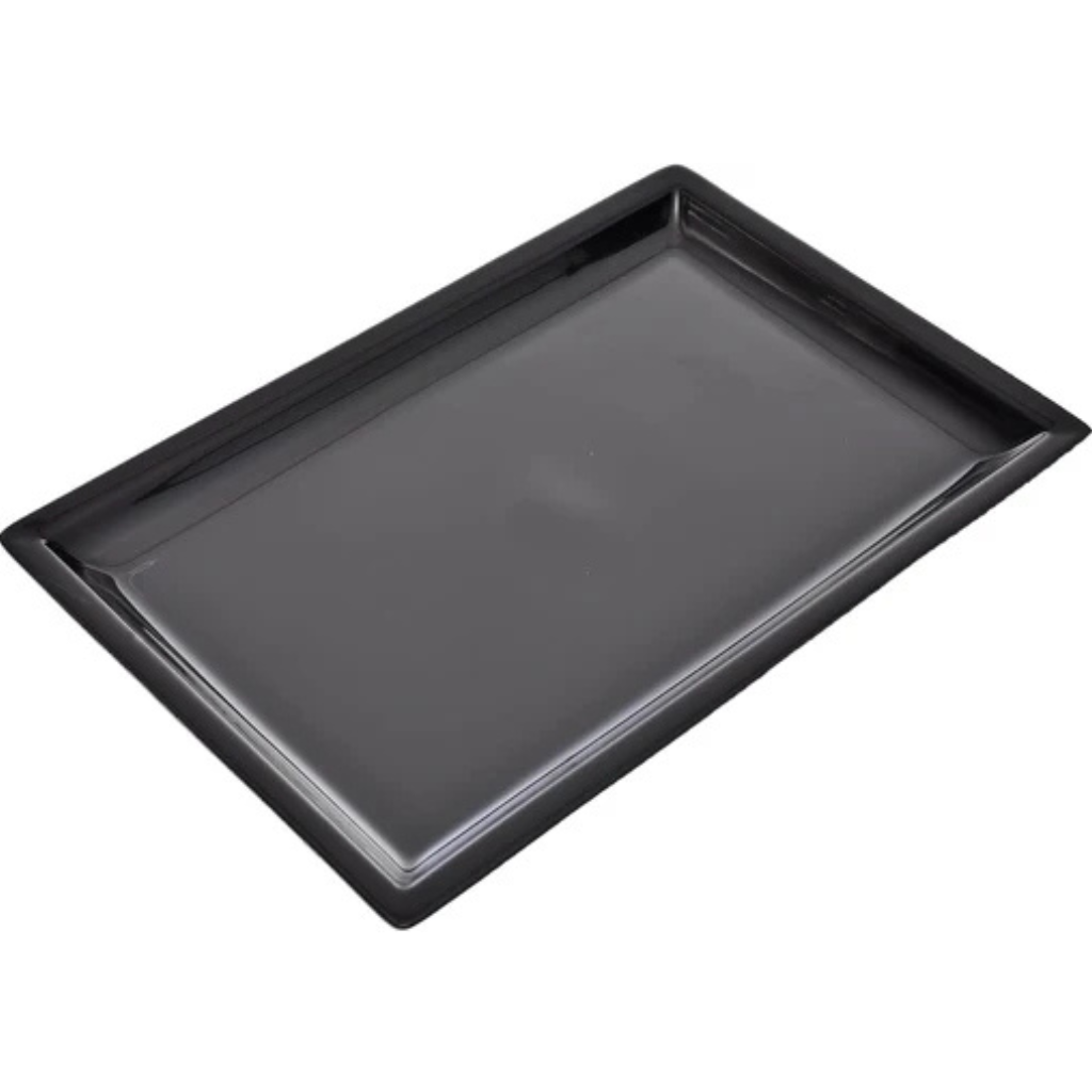 Tunisie Puzzle Rectangular Plate - Black 0