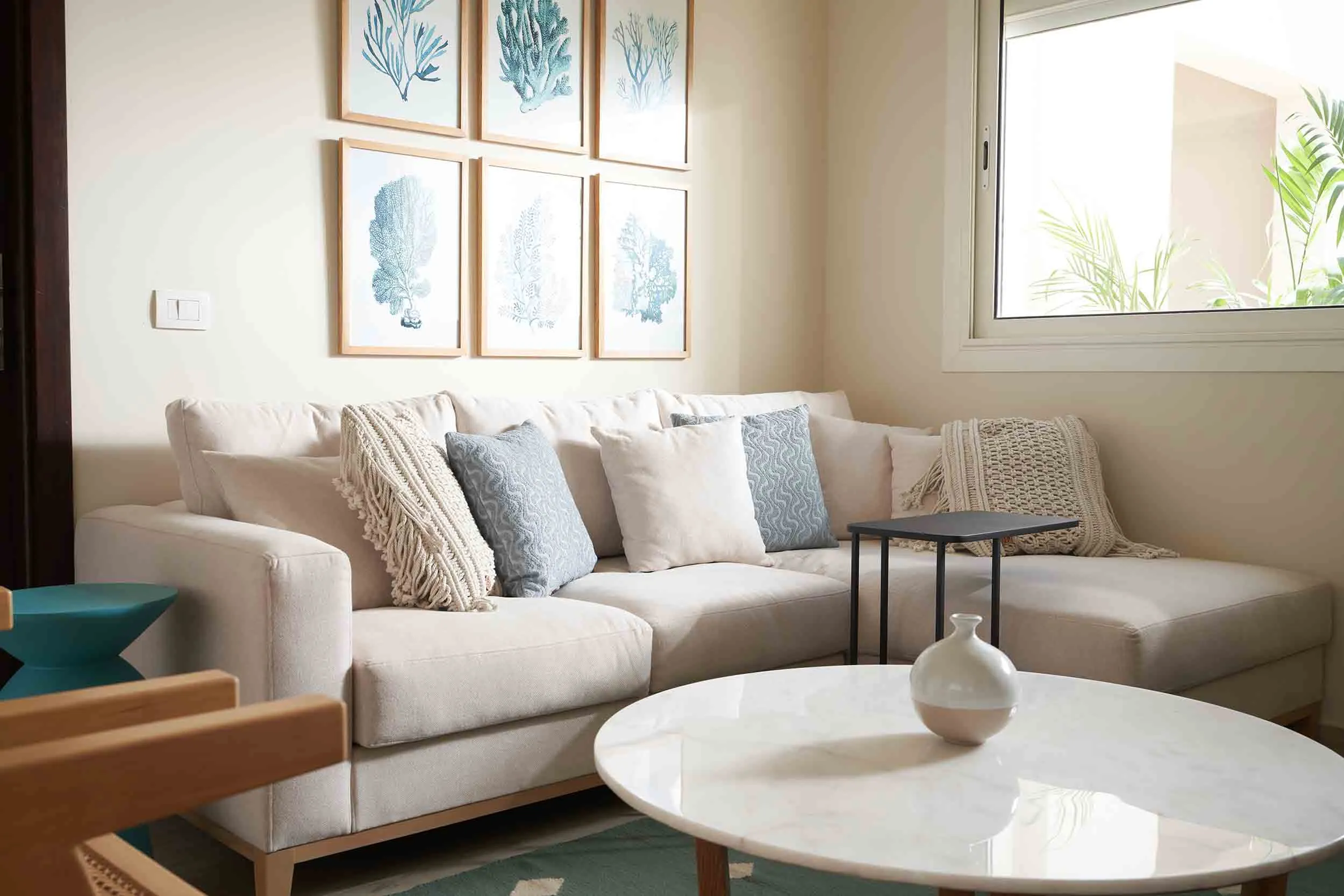 Leila L Shape Sofa 4