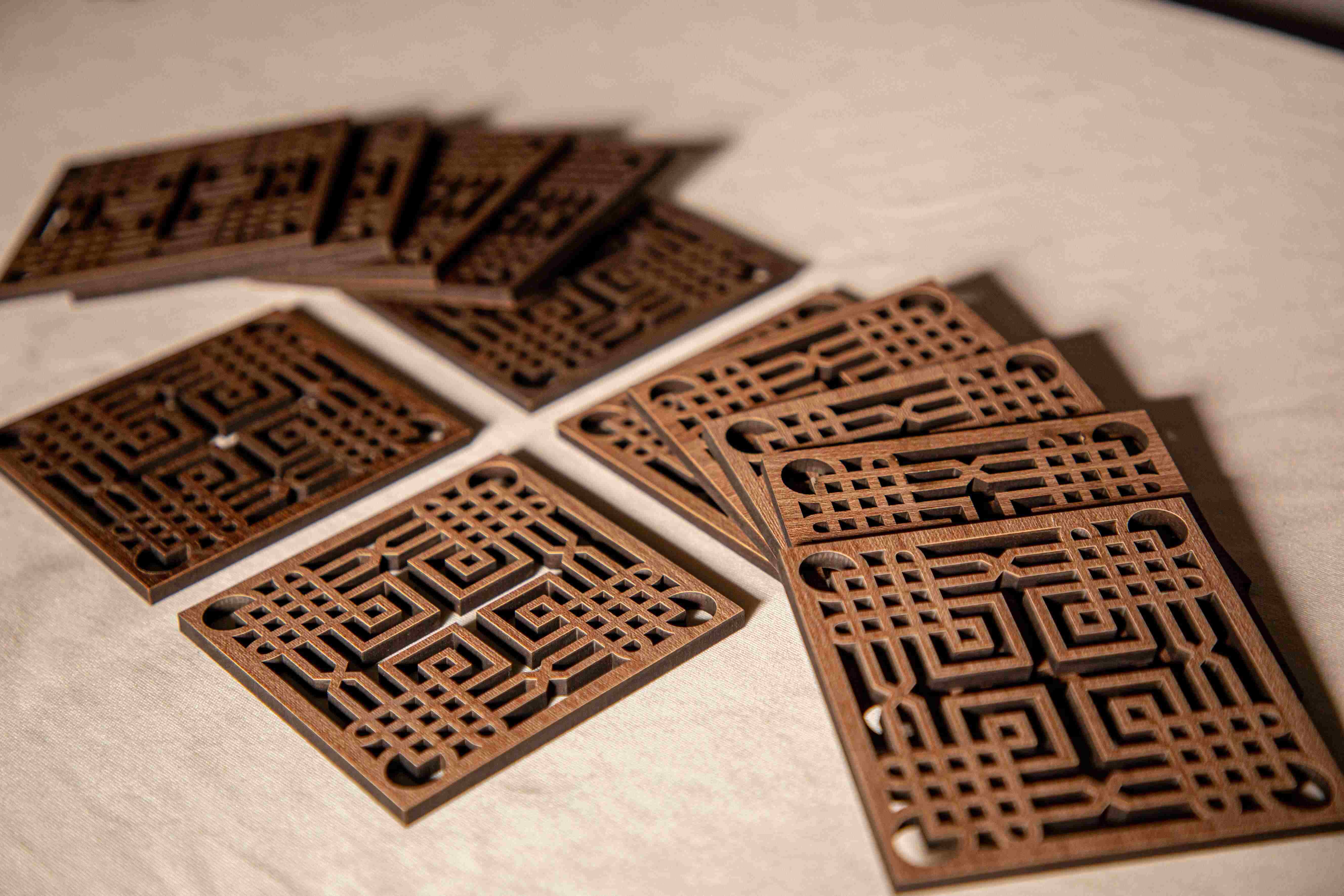 Mashrabiya Coasters - Set of 6 4