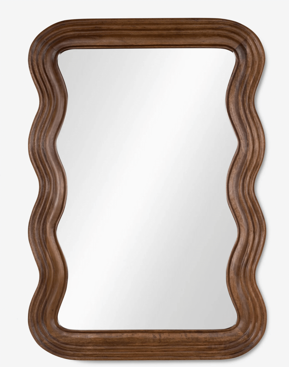 Ripple Small Mirror – Modern Wavy Frame Design 0
