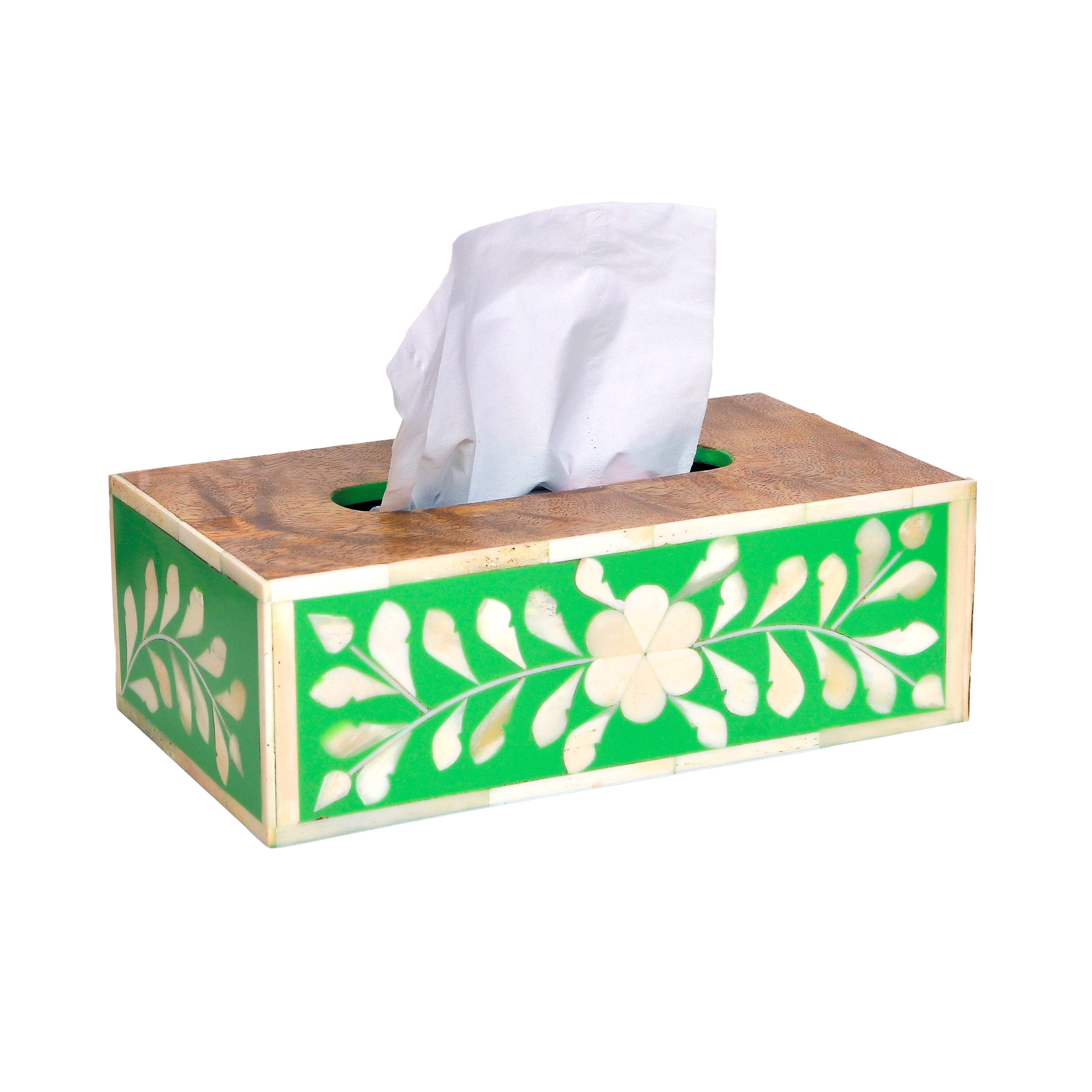 Green Moroccan Tissue Box 0