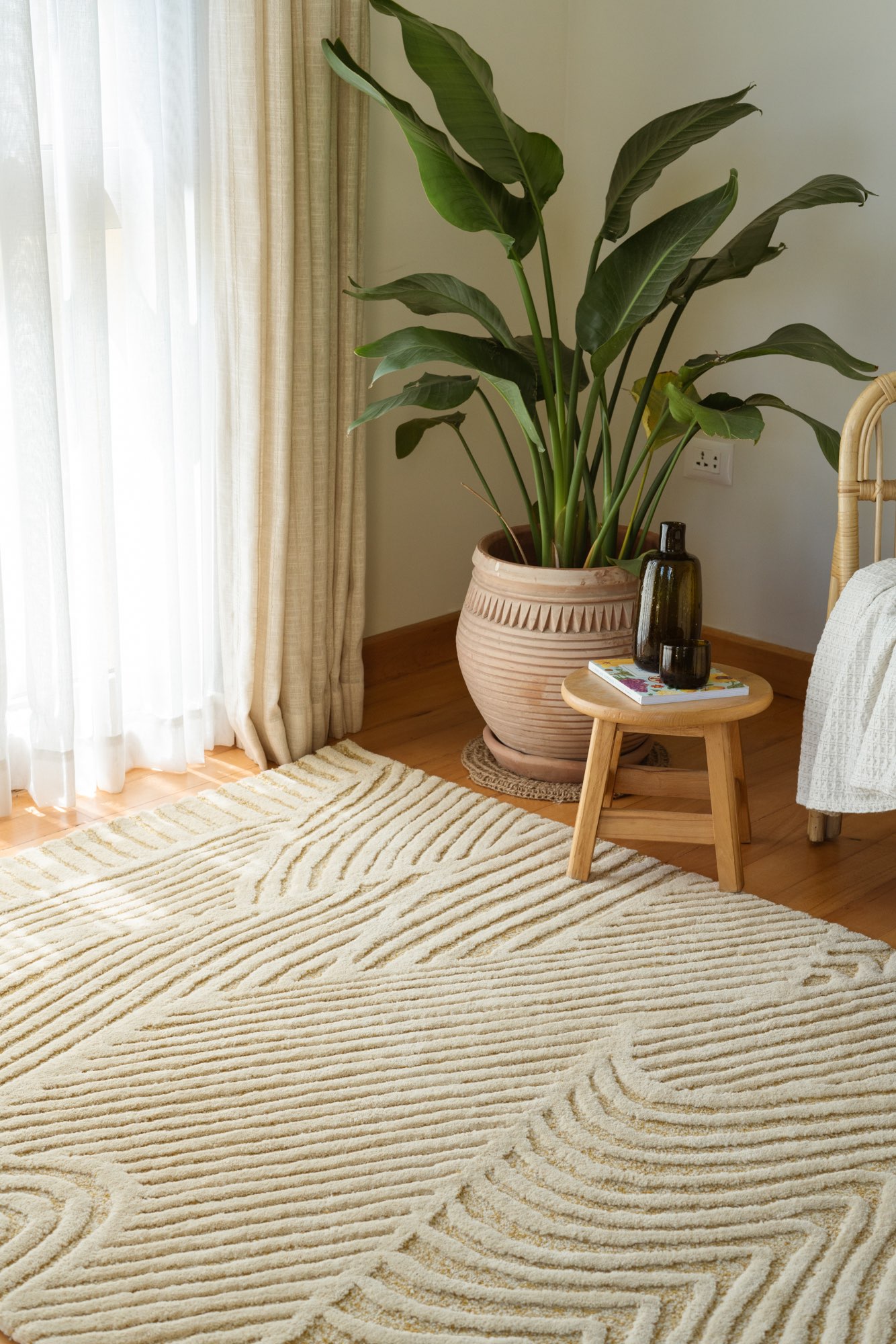 Remal Yellow Rug 1