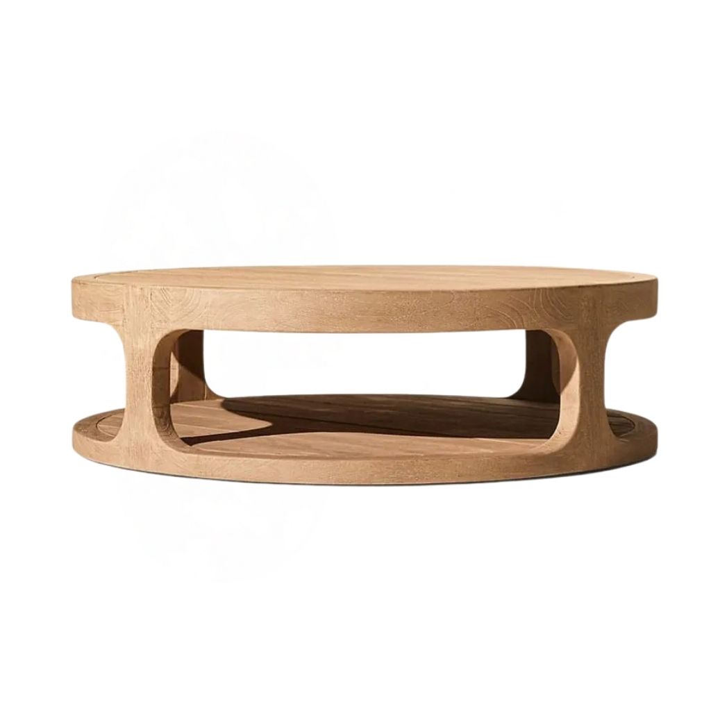 Wood Sense Round Coffee Table - Swedish Wood image