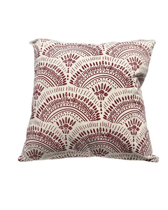 Red Lotus cushion 0