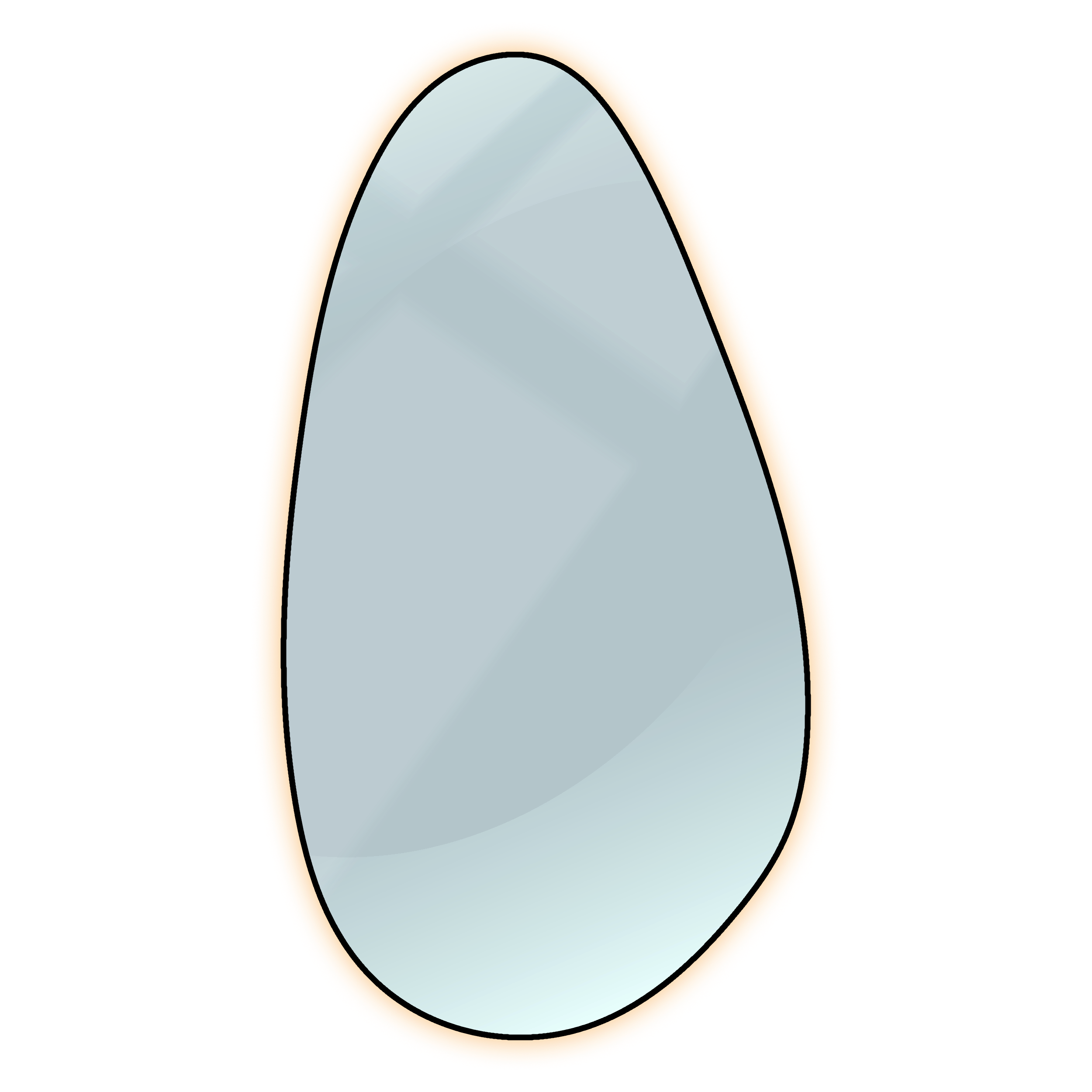Teardrop LED Mirror for Sophisticated Spaces 1