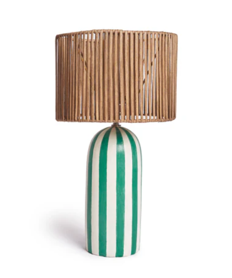 Stripped Dome Table Lamp 0