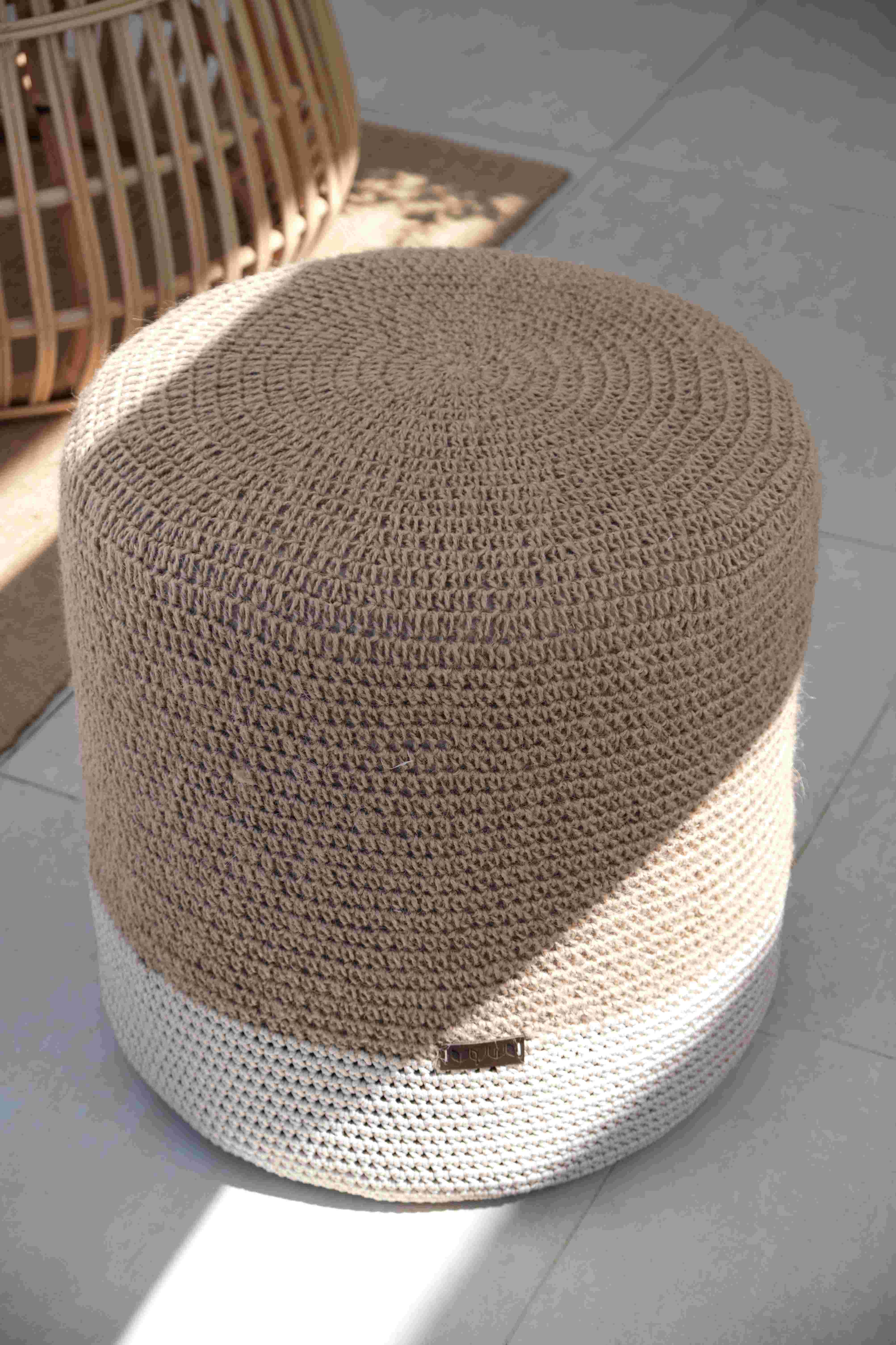 Jute Shades Pouf 5
