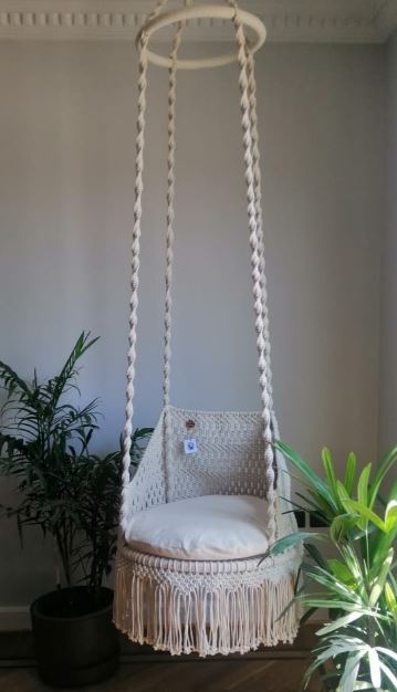 Swing With Upholstered Cushion 0