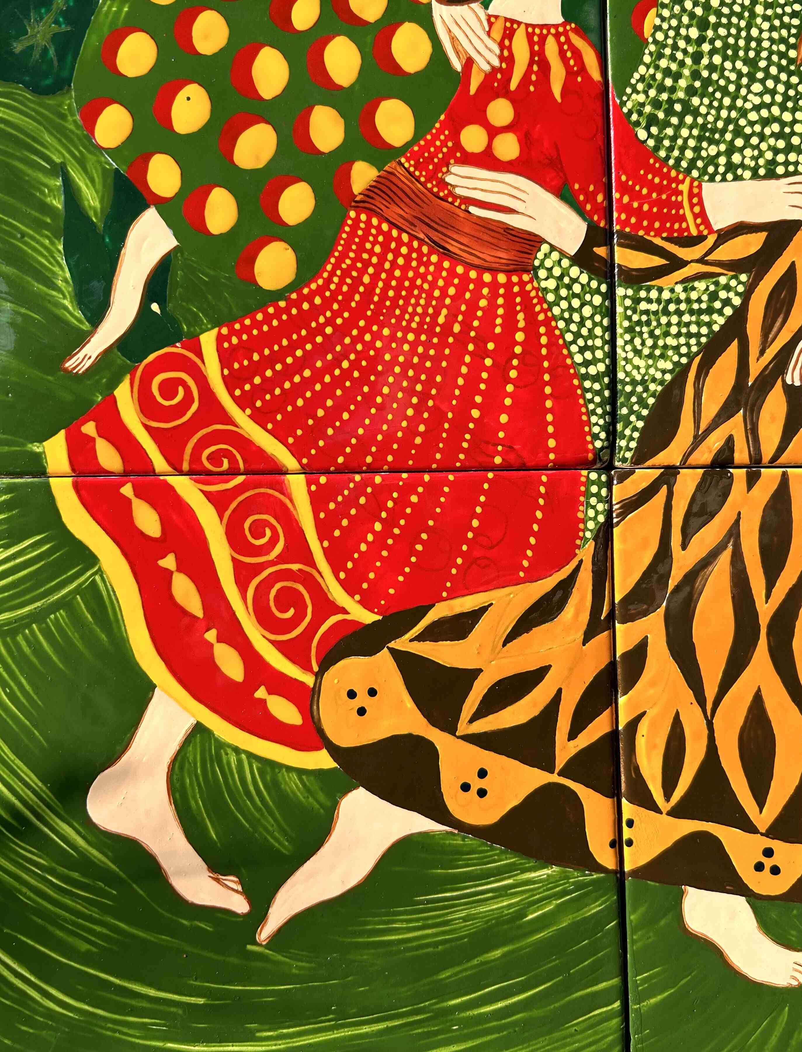 Ceramic Wall Panel - Interwoven Souls 2