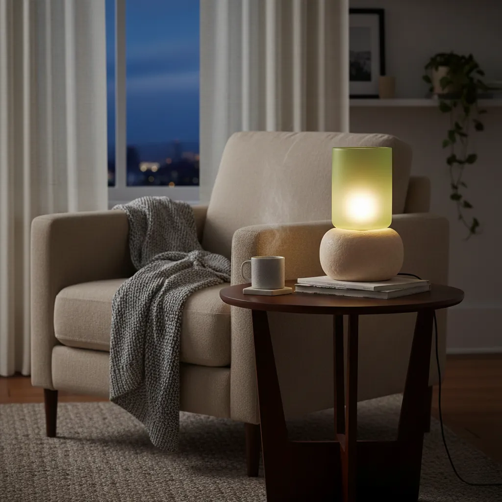 Green Mushroom Lamp 2