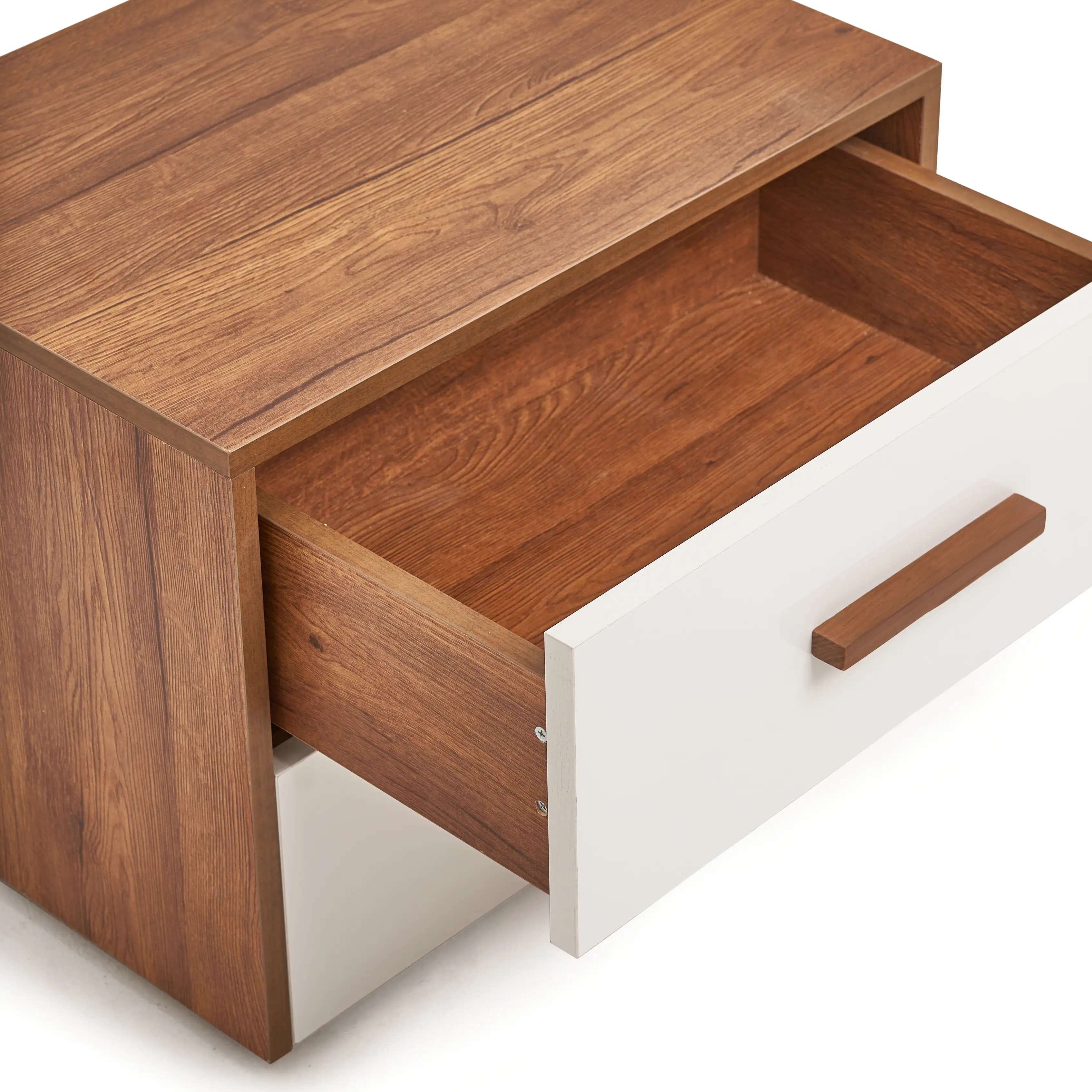 Nubia Double Drawer Nightstand 5